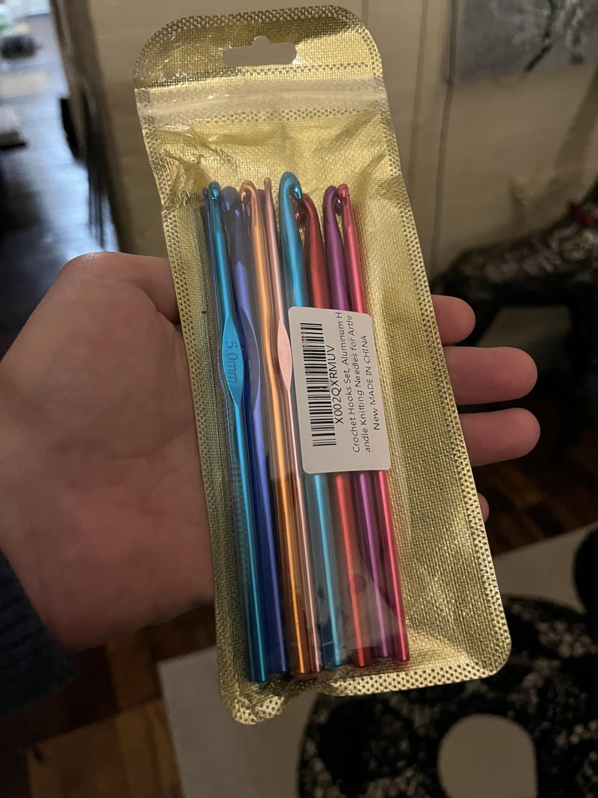 Crochet Hooks Set, Aluminum Handle Knitting Needles for Arthritic Hands, Crochet Needles for Yarn Craft, Nice Gift for Women customer photo 1