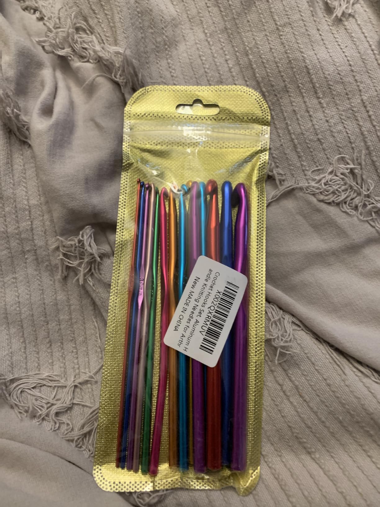 Crochet Hooks Set, Aluminum Handle Knitting Needles for Arthritic Hands, Crochet Needles for Yarn Craft, Nice Gift for Women customer photo 2