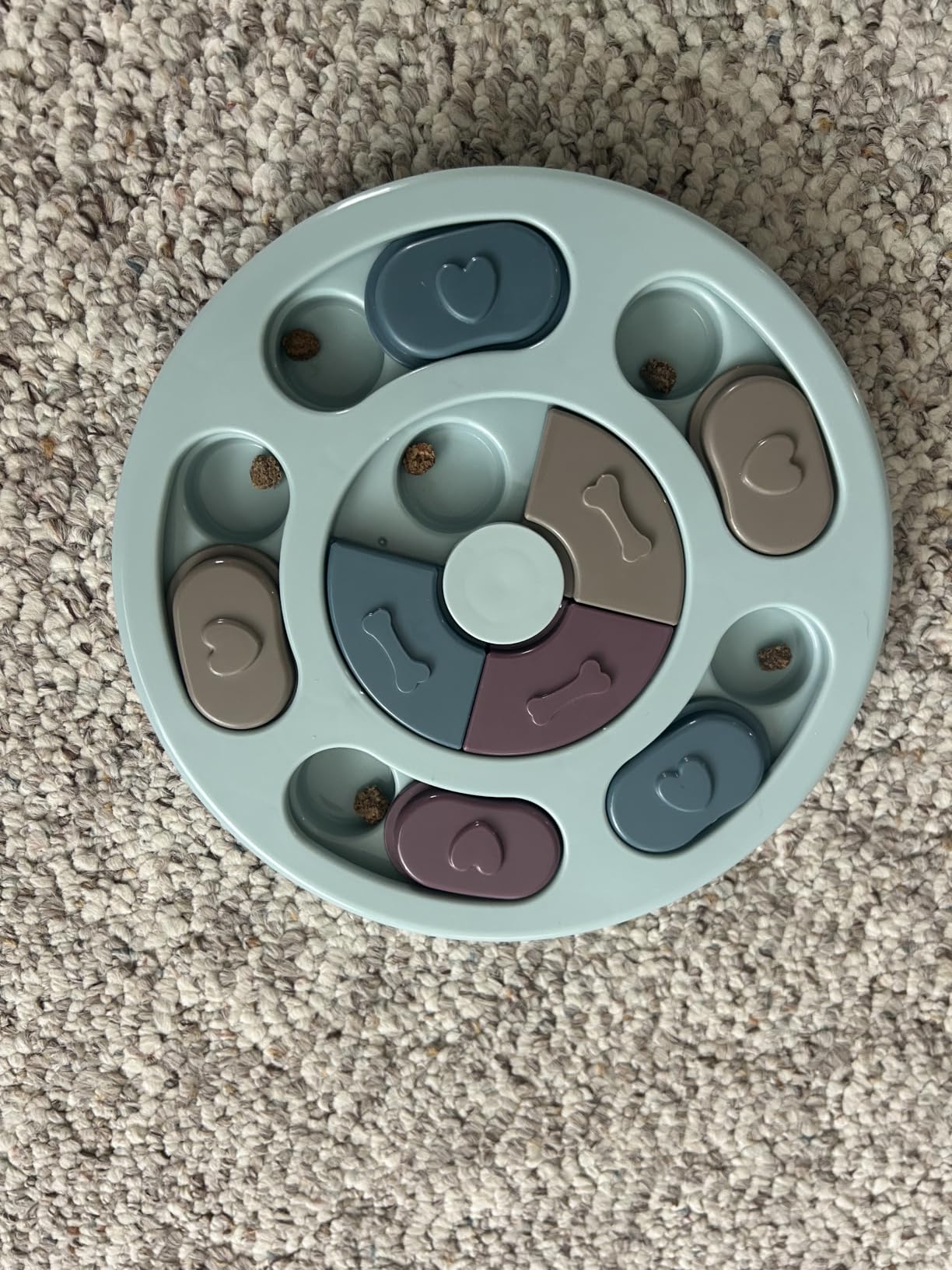 DR CATCH Dog Puzzle,Dogs Food Toys for IQ Training & Mental Enrichment,Dog Treat Puzzle(Blue) customer photo 2