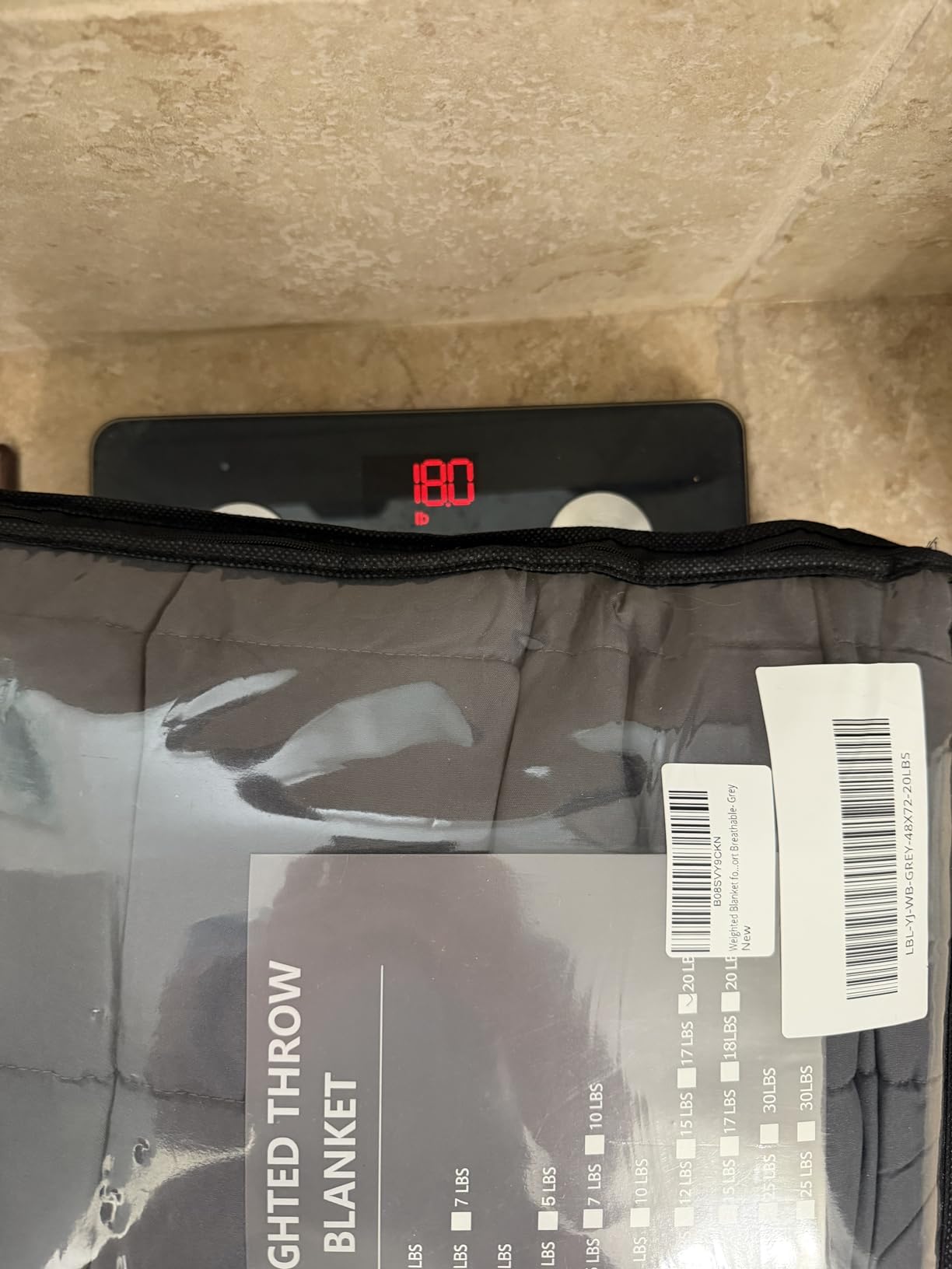 Weighted Blanket for Adults 20lbs, 48