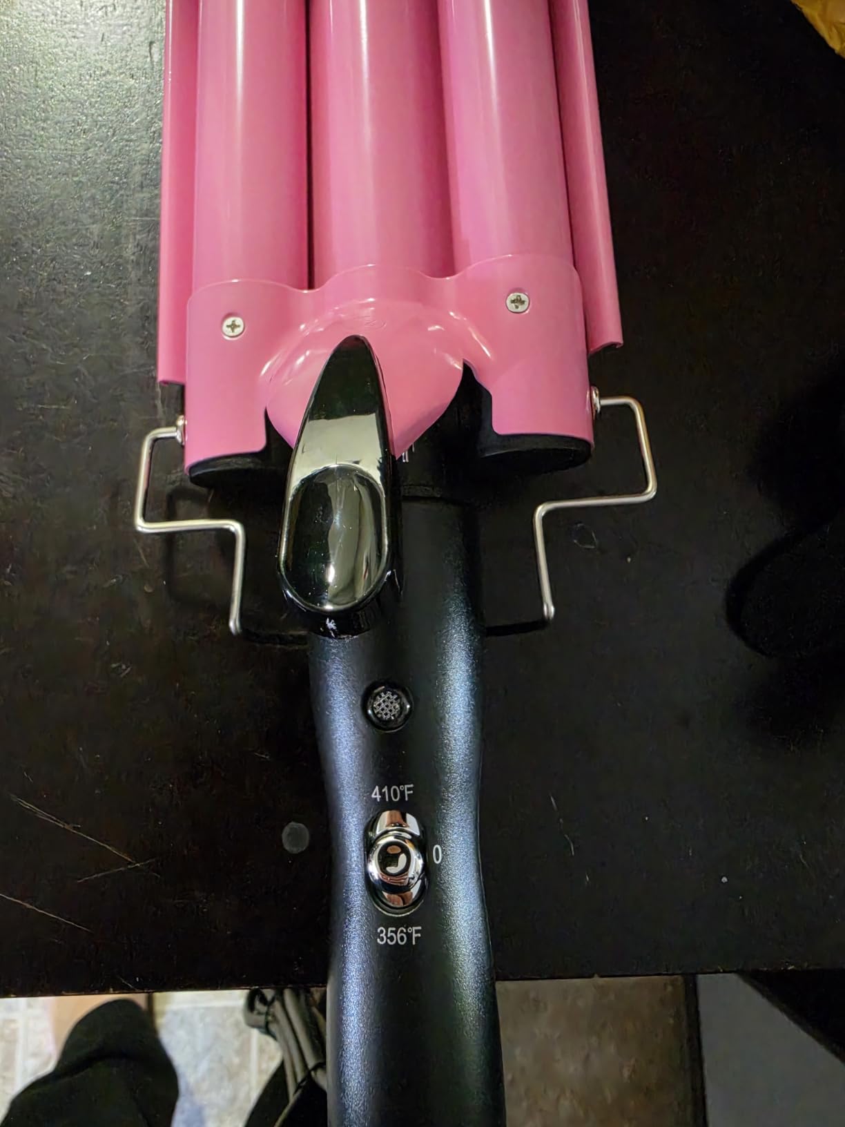 TOP4EVER 3 Barrel Curling Iron, 1-Inch Hair Crimper Tool for Women customer photo 1
