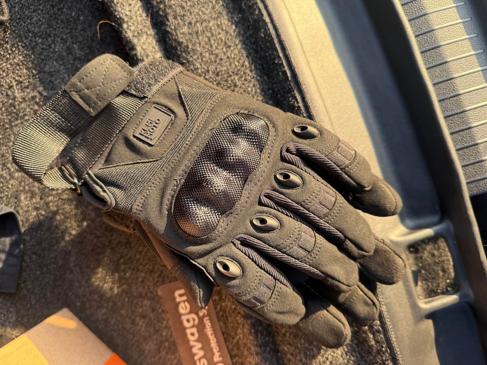 KEMIMOTO Tactical Gloves for Men, Touchscreen Motorcycle Gloves with Hard Shell & Palm Padding for Sports Motorcycle Cycling Tactical Airsoft Paintball Hunting Hiking Camping Climbing customer photo 2