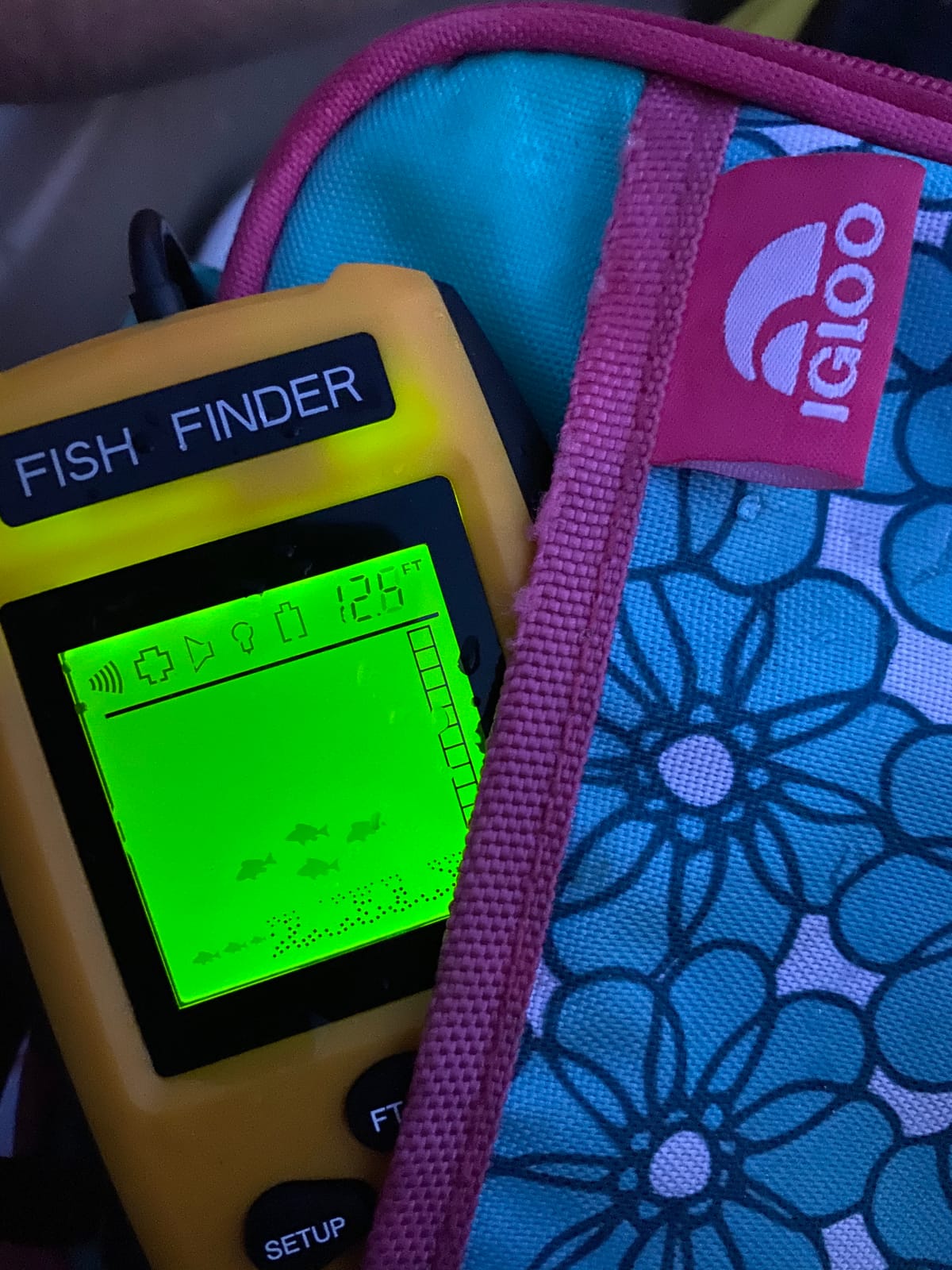 Handheld Fish Finder Portable Fishing Kayak Fishfinder Fish Depth Finder Fishing Gear with Sonar Transducer and LCD Display customer photo 2