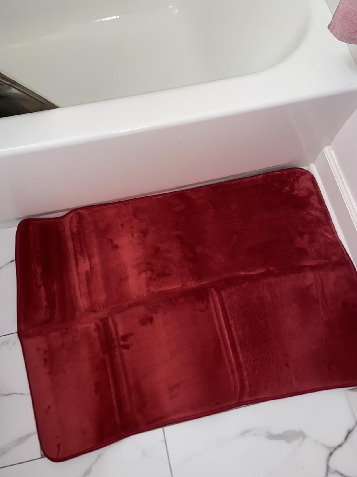 Smiry Memory Foam Bath Mat 30x20, Extra Soft and Absorbent Bathroom Rugs customer photo 2