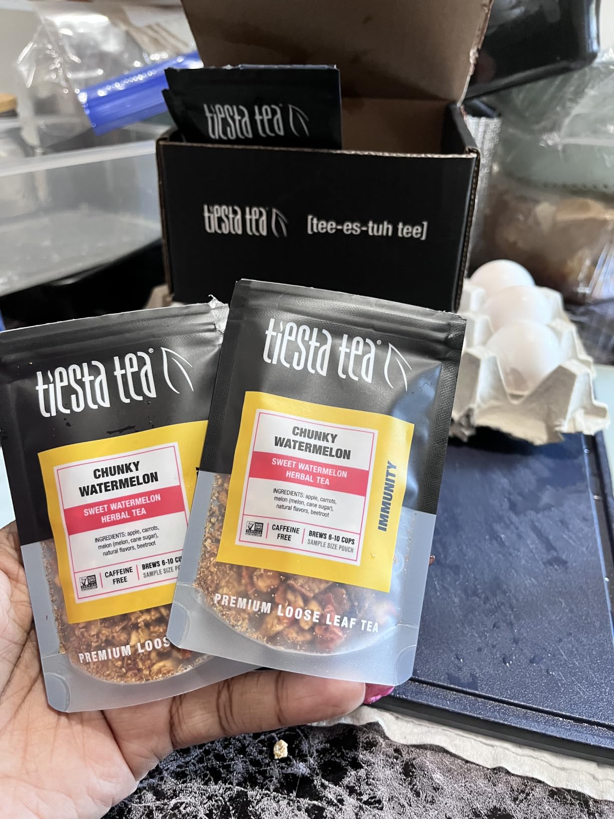 Tiesta Tea Top 8 Favorites Sampler Set Loose Leaf Up to 80 Cups 8 Pouches customer photo 1