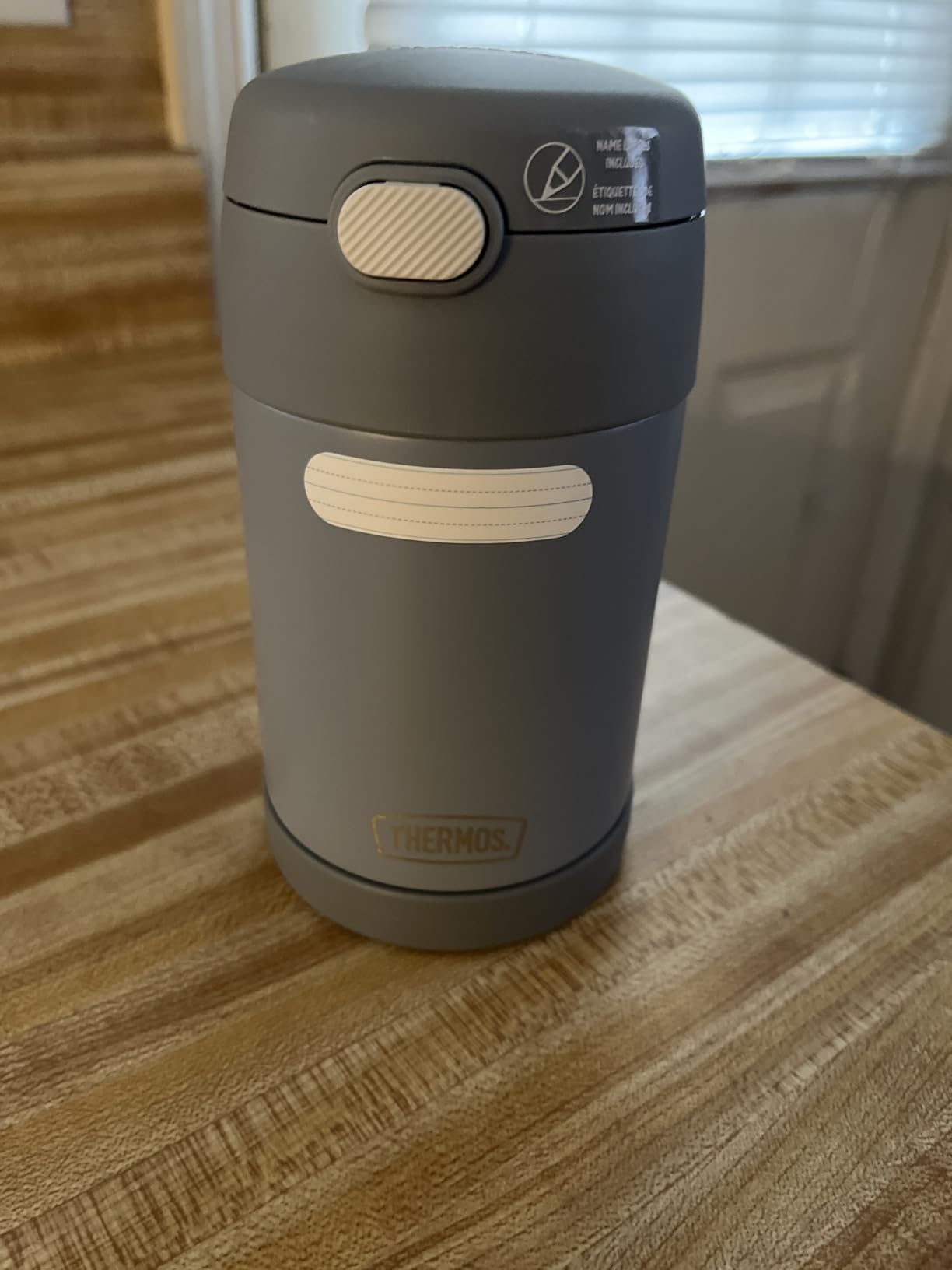 THERMOS FUNTAINER Food Jar with Spoon, 16oz, Matte Black customer photo 1