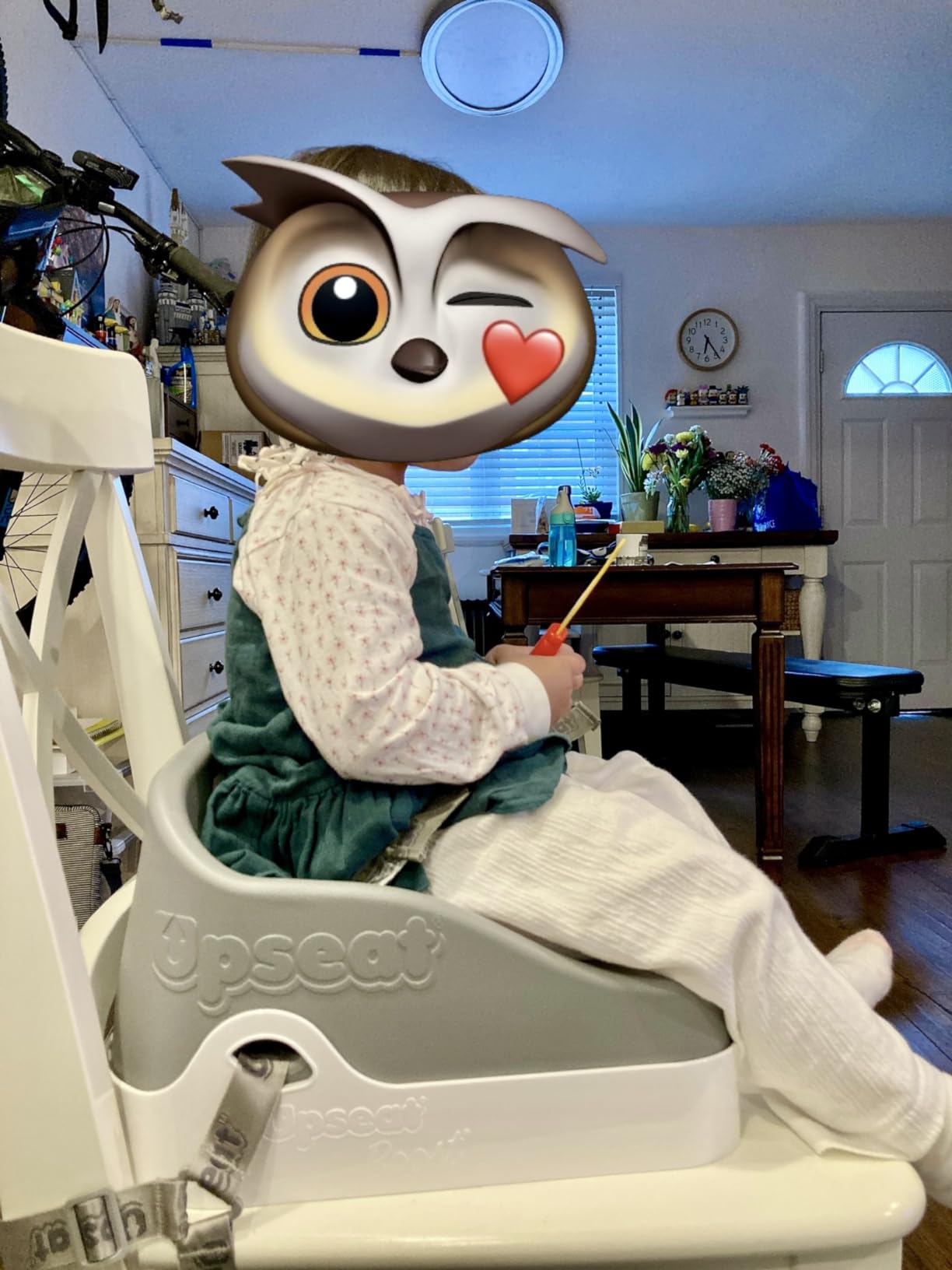 Upseat Boost - The Original Ergonomic Toddler Booster Seat for Dining Table, Developed with Physical Therapists to Encourage Posture, Adjustable Height, Easy to Wipe Clean, and Travel-Friendly customer photo 2