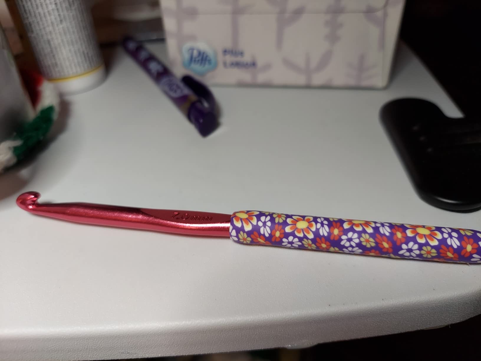 The Quilted Bear Soft Touch Floral Crochet Hook Set, 12 Ergonomic Hooks customer photo 1