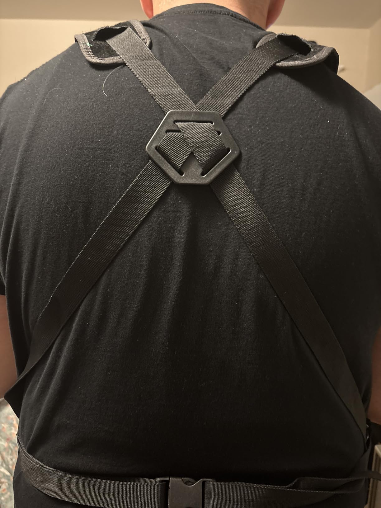 LeaSeek Leather Welding Apron, Heat & Flame-Resistant, 6 Pockets | Heavy-duty split cowhide apron, adjustable M-XXXL men & women, for blacksmithing, forging, and metalwork. customer photo 2