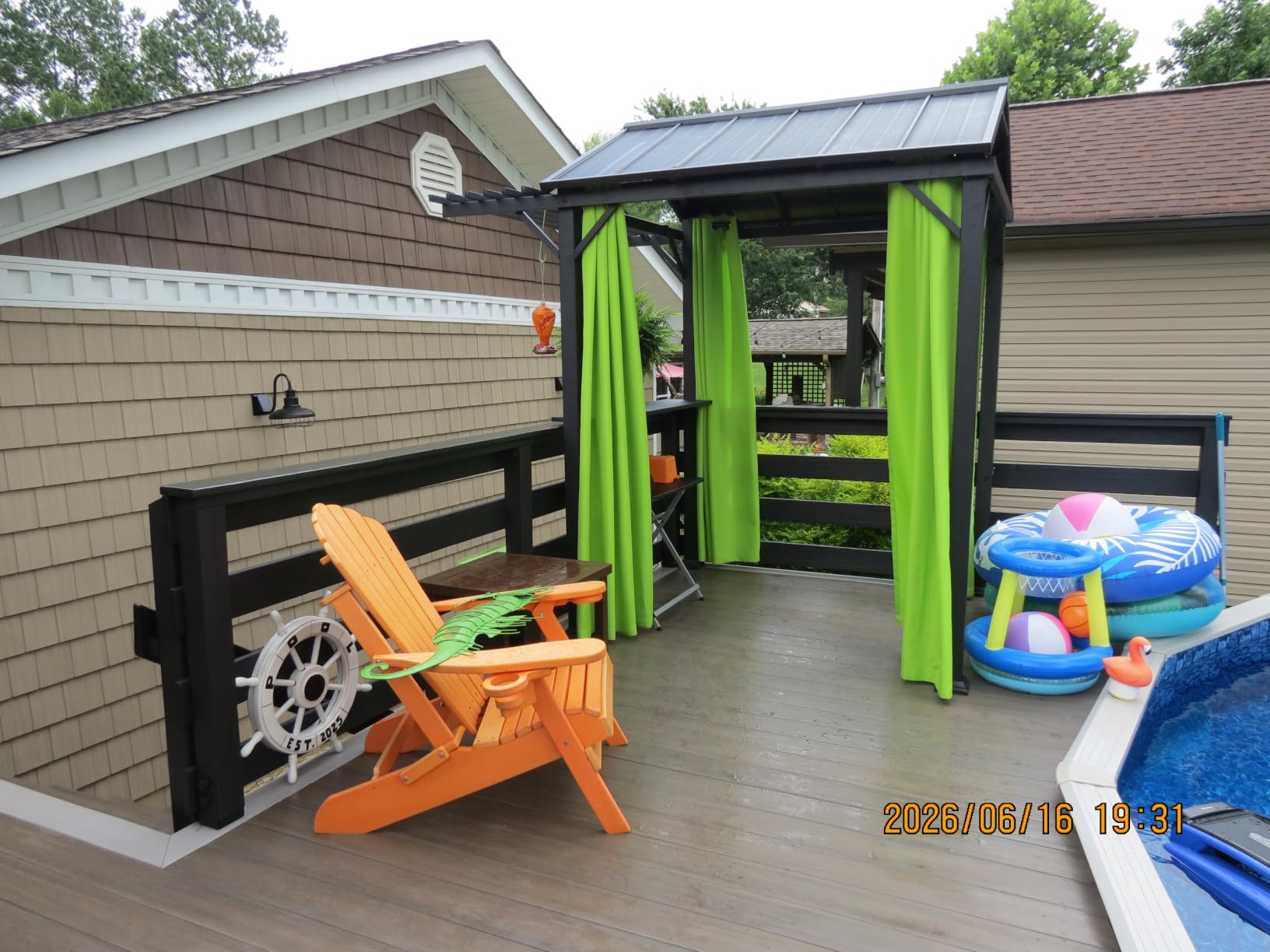 BONZER Waterproof Outdoor Curtains for Patio customer photo 2