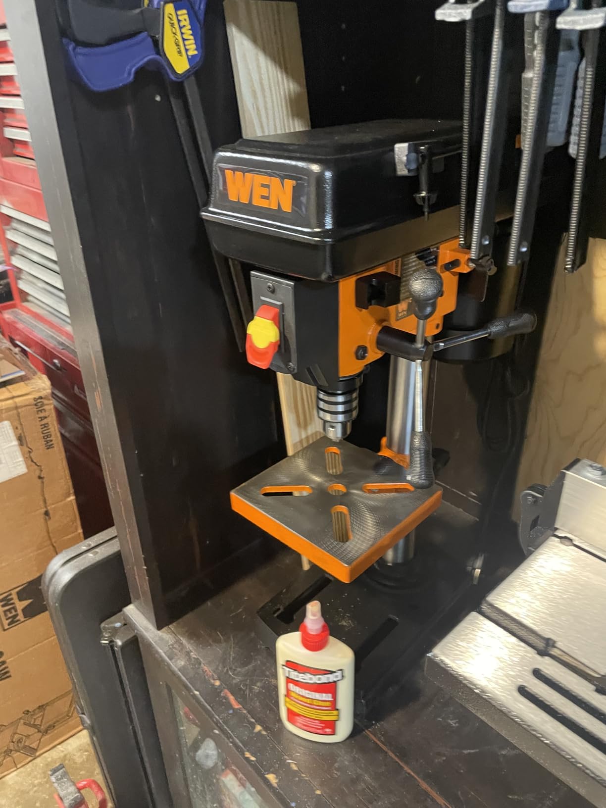WEN 2.3-Amp 8-Inch 5-Speed Cast Iron Benchtop Drill Press (4206T) customer photo 1