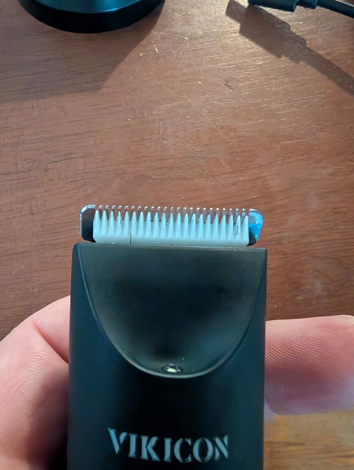VIKICON Manscape Trimmer for Men, No Nicks Electric Body/Ball/Pubic Shaver customer photo 2