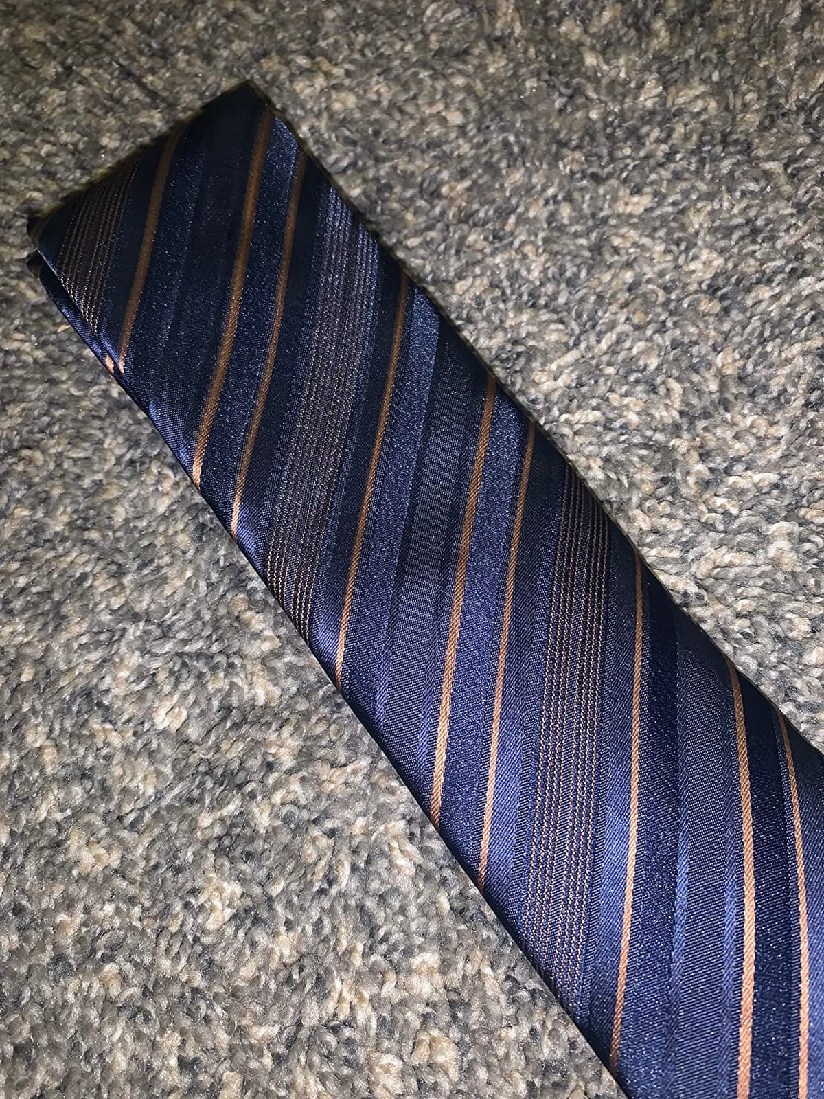 DiBanGu Mens Striped Tie Silk Woven Necktie and Pocket Square Cufflinks Tie Clip Set Wedding Business Formal Gift Tie for Men customer photo 2