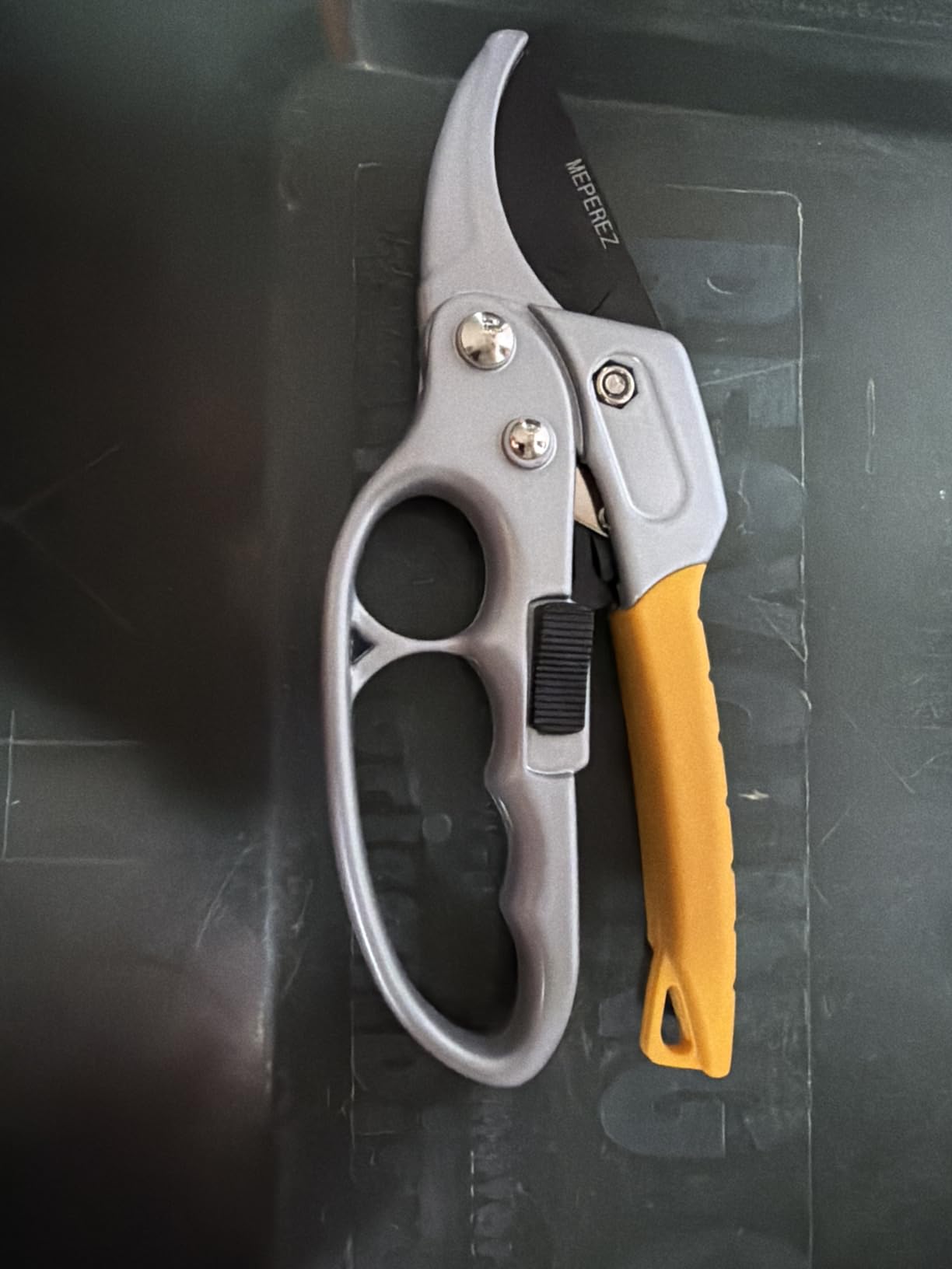 Germany Pruning Shears, Arthritis Weak Hand Snips, Pruners 4x Cutting Power Trimming, 1-Inch Cut Capacity Garden Clippers, Ergonomic, Durable and Sturdy, Sharp Scissors Gardening Tools customer photo 1