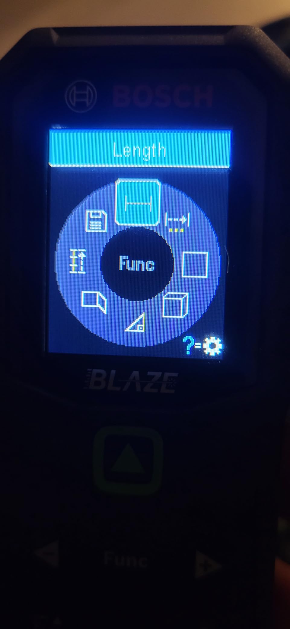 Bosch GLM165-25G Blaze Green-Beam 165 Ft. Laser Measure Tool customer photo 1