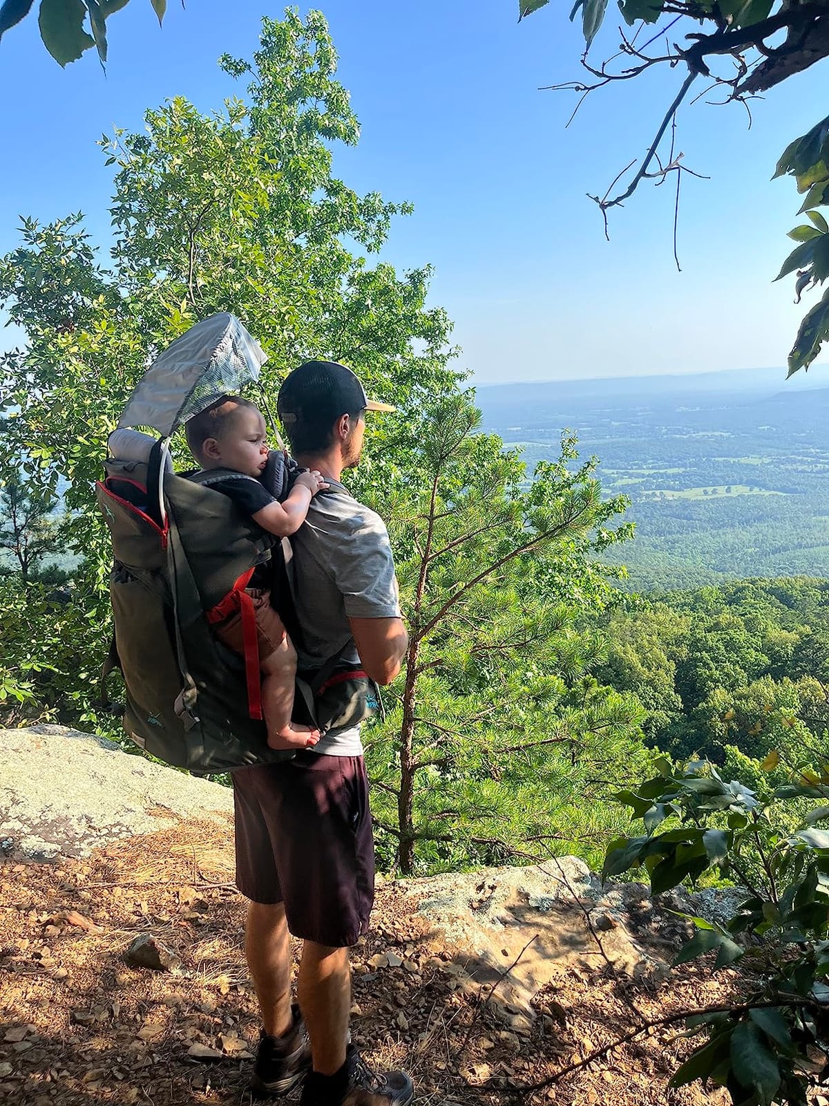 WIPHA Toddler Hiking Carrier, Baby Backpack with Sun Canopy & Storage customer photo 2