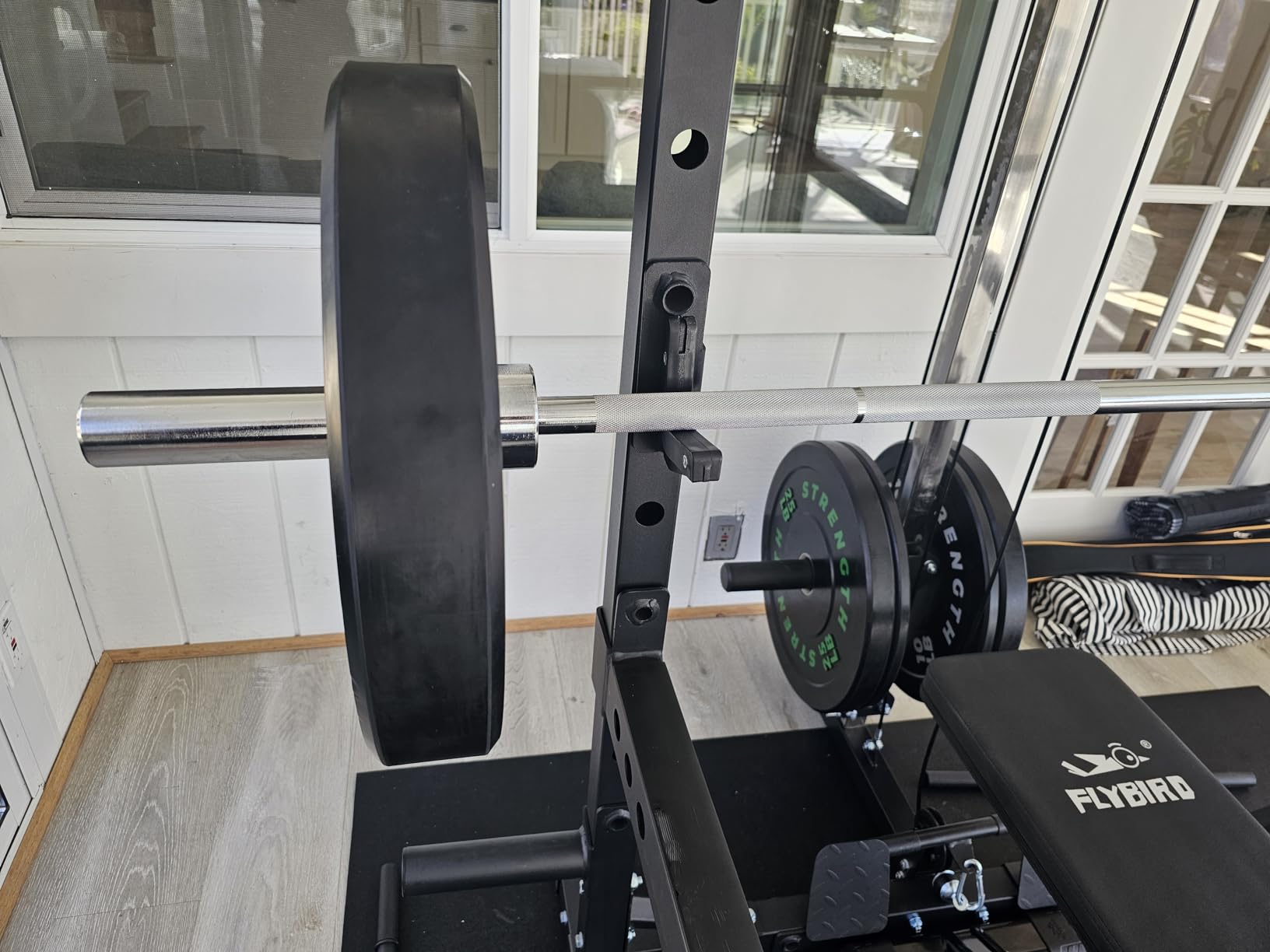 Titan Fitness Olympic Technique Training Barbell, 6 FT Chrome Finish, 15 KG(33lb) 28MM Shaft, Rated 500 LB, Weightlifting Bar customer photo 1