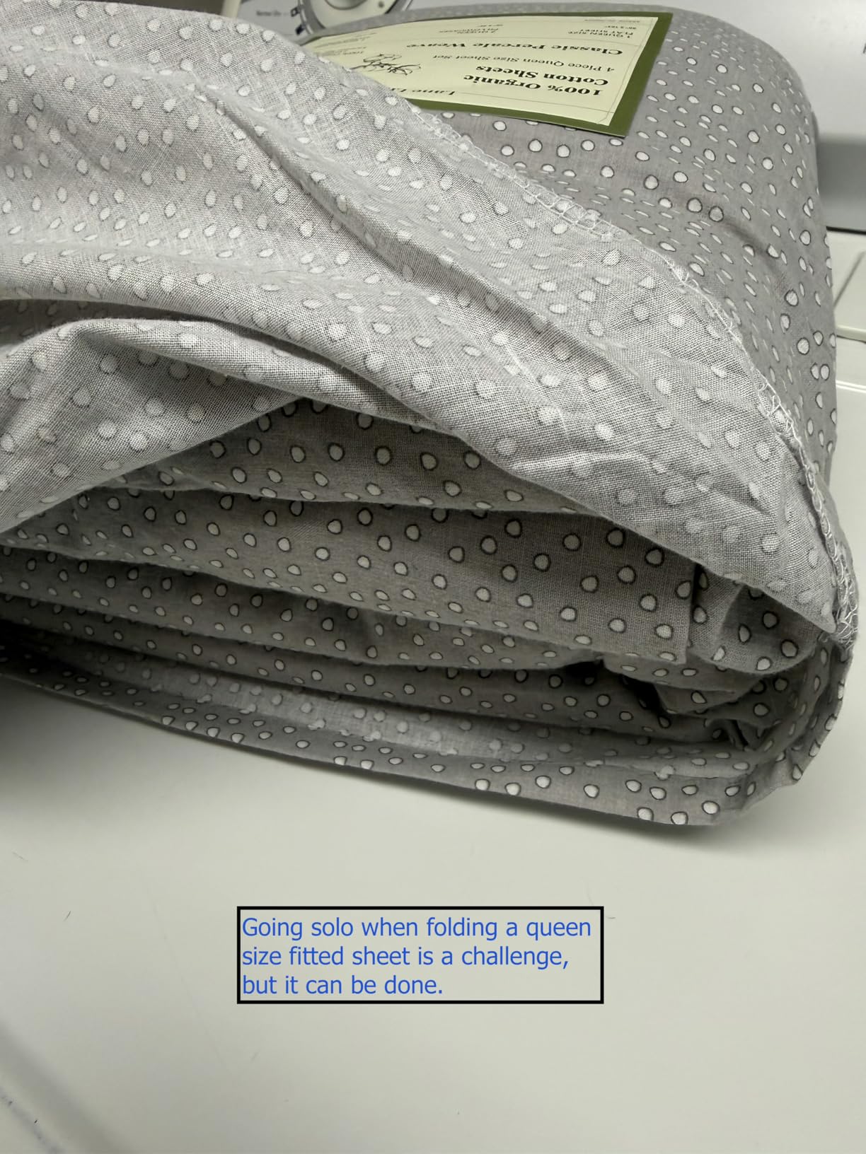 LANE LINEN King Sheets 100% Organic Cotton 4pc Percale Cooling Soft - White | GOTS Certified Organic Cotton Percale King Sheet Set - For Hot Sleepers, All-Season Comfort, For Master Bedrooms customer photo 1