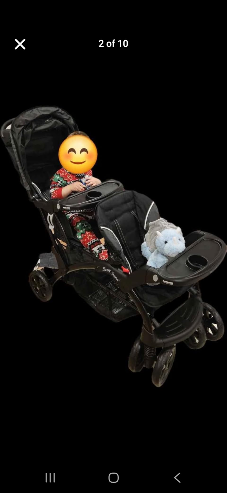 Baby Trend Sit N’ Stand® Double Stroller, Desert Blue customer photo 2