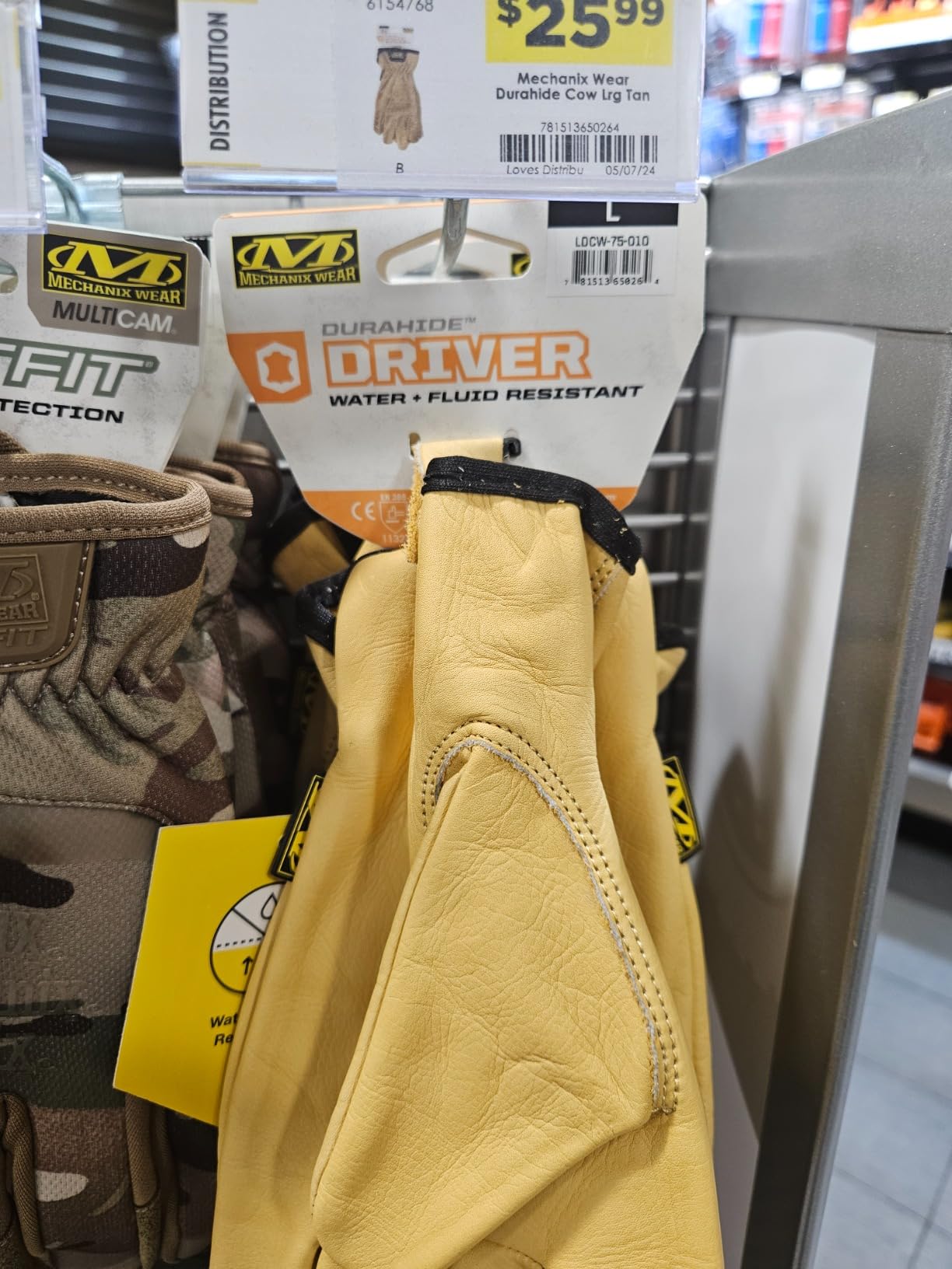 Mechanix Wear Leather Cow Driver Gloves, Tan, X-Large customer photo 1