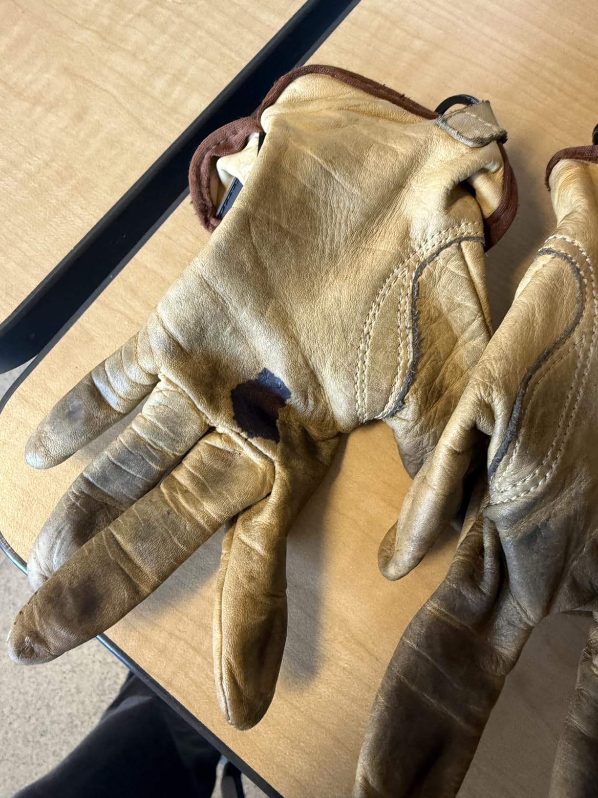 Mechanix Wear Leather Cow Driver Gloves, Tan, X-Large customer photo 2