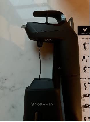 Coravin Timeless Six Plus Wine Preservation System - By-the-Glass Wine Saver - With 3 Pure Argon Gas Capsules, 6 Screw Caps & Wine Aerator - Piano Black customer photo 1