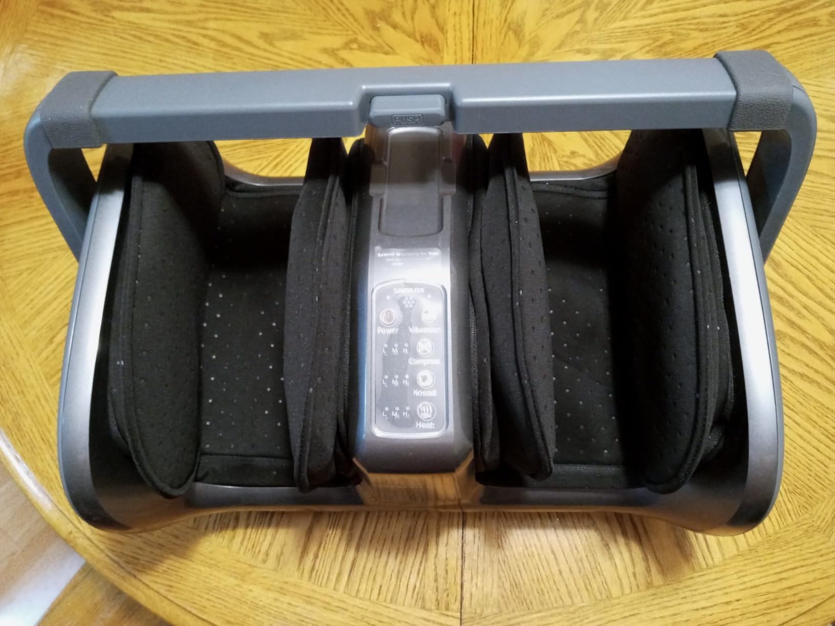 Snailax Vibration Foot Massager with Heat for Plantar Fasciitis Pain & Circulation, High RPM Oscillating Deep Tissue Foot & Calf Massager, 3 Speeds Vibrating 2 Heat Settings with Remote, FSA Eligible customer photo 2