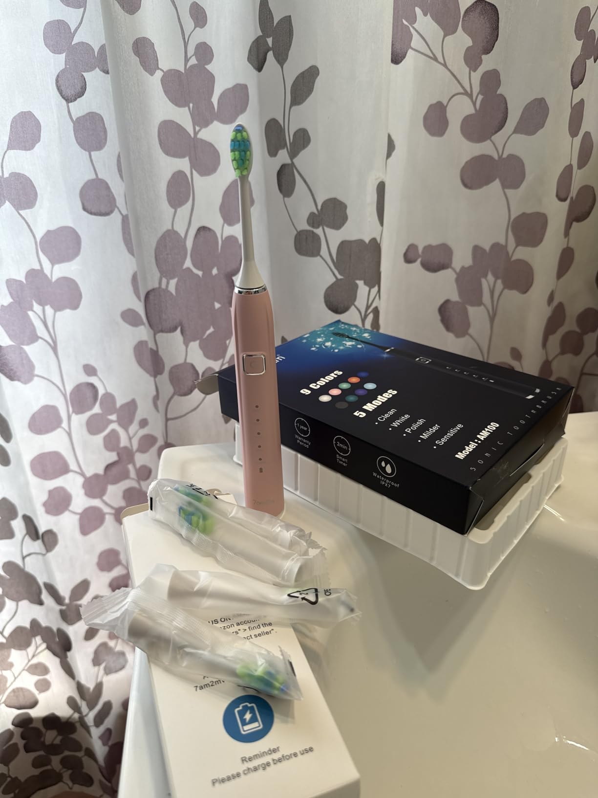 7AM2M Sonic Electric Toothbrush for Adults & Kids, One Charge for 120 Days customer photo 2
