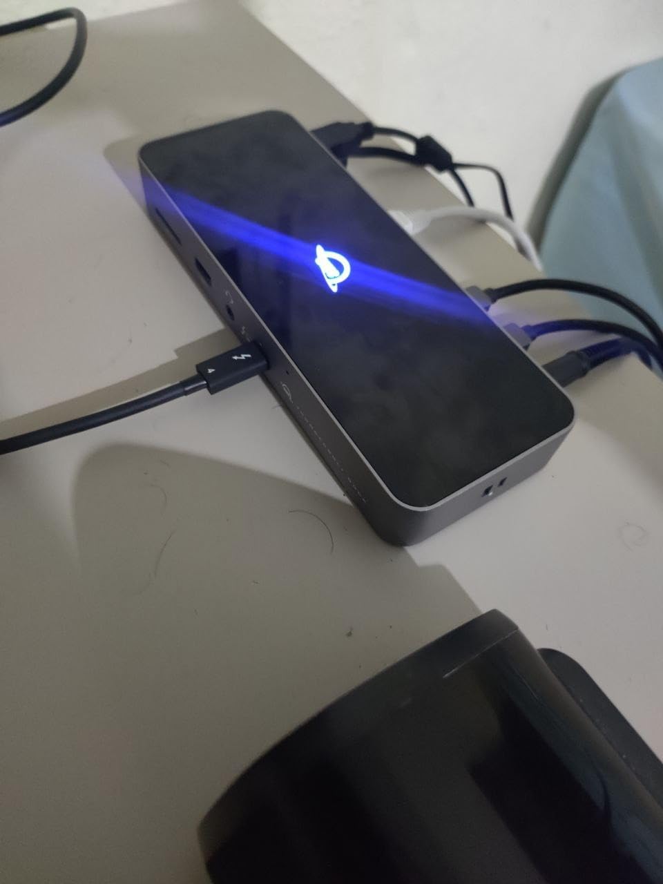 OWC 11-Port Thunderbolt Dock for Mac/PC with 96W PD and 3X Thunderbolt 4 | Thunderbolt 4 dock, 40Gb/s, 96W charging, 3x Thunderbolt 4, 3x USB A 10Gb/s, USB 2.0, 1GbE, SD UHS-II, 3.5mm audio customer photo 1