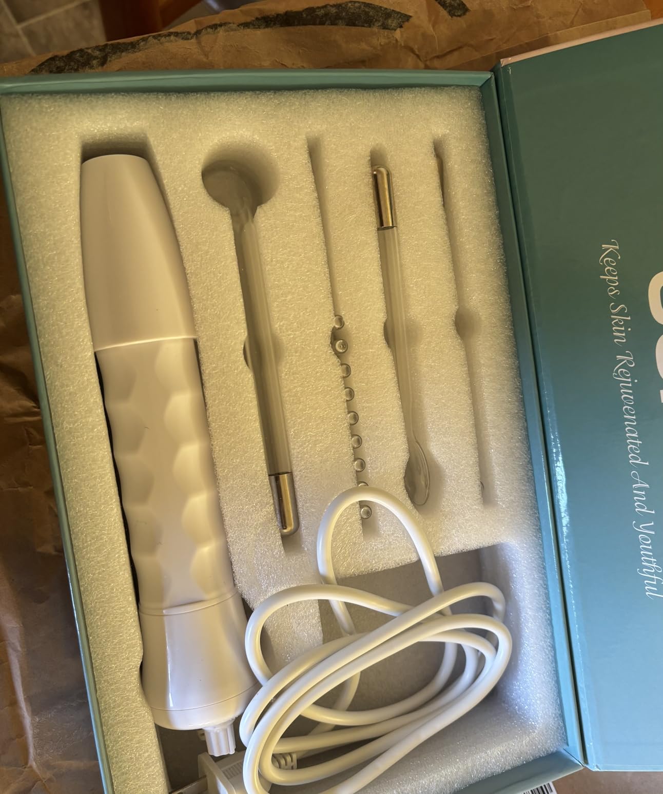 High Frequency Facial Wand-UUPAS Portable Handheld High Frequency customer photo 2