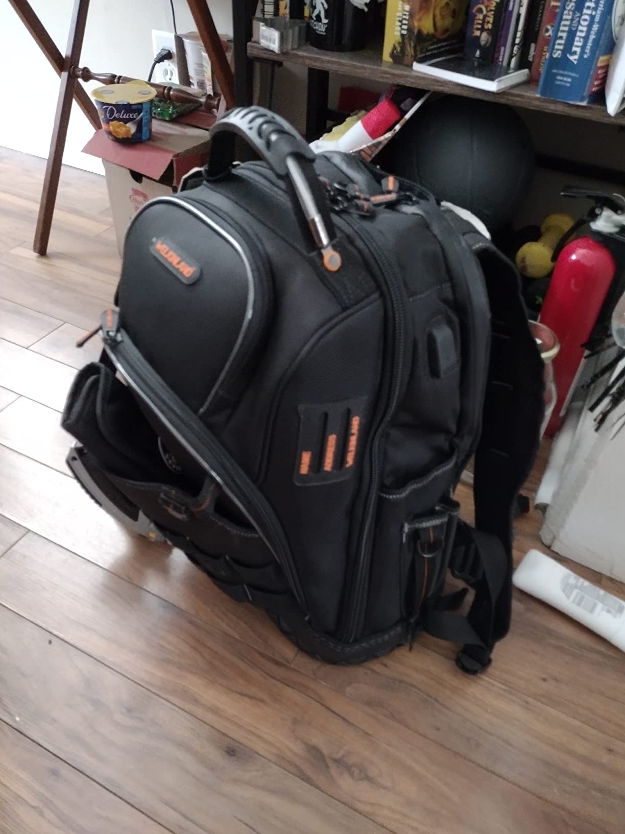 WELKINLAND 77-Pockets Electricians Tool Backpack, Tool Backpack For Men customer photo 1