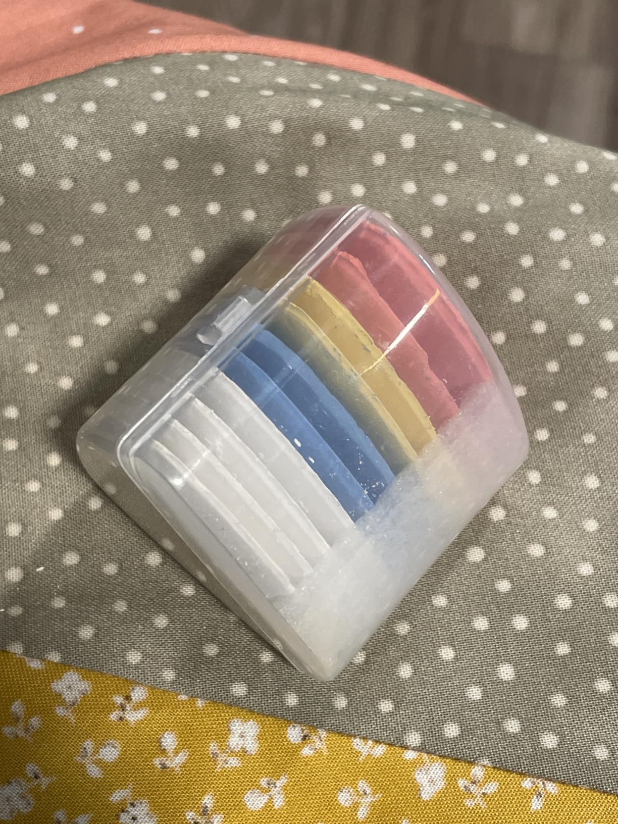OZXTYO Triangle Tailors Chalk 10Pcs,Sewing Fabric Chalk customer photo 1