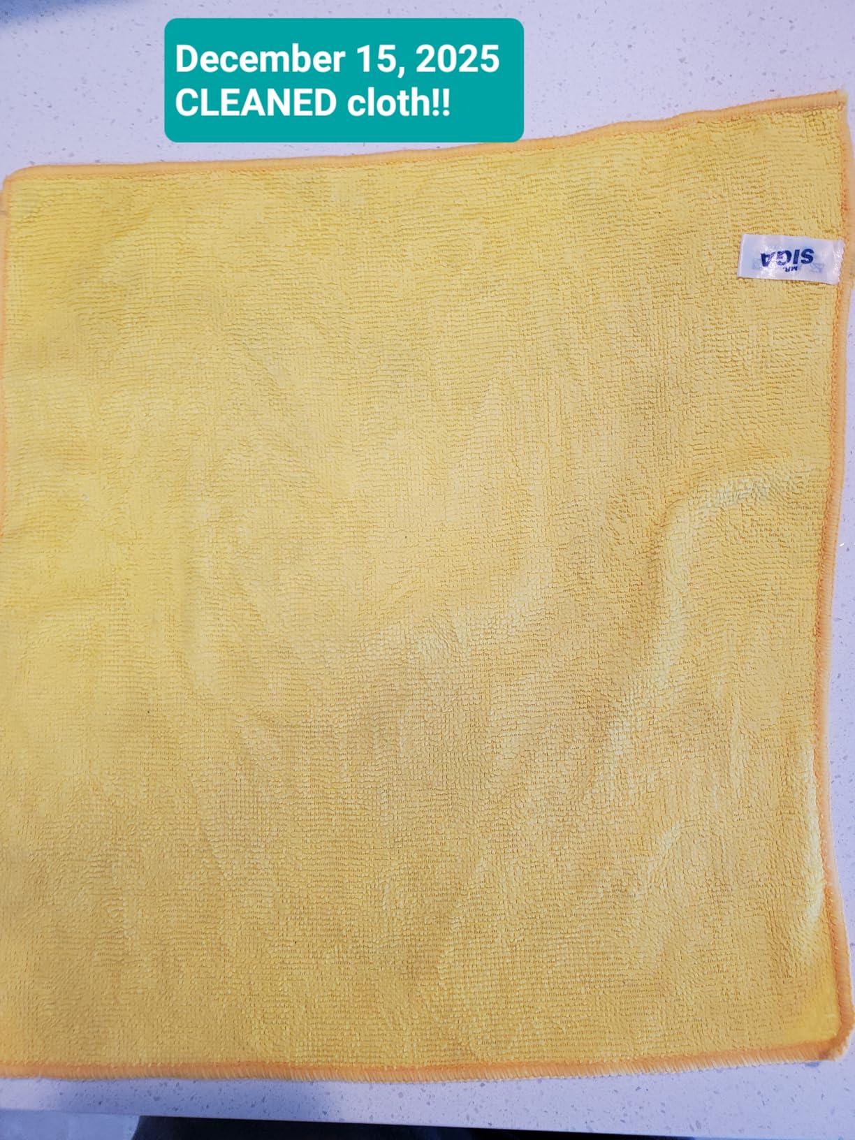 MR.SIGA Microfiber Cleaning Cloths, Streak Free Microfiber Towels, 12 Pack customer photo 1