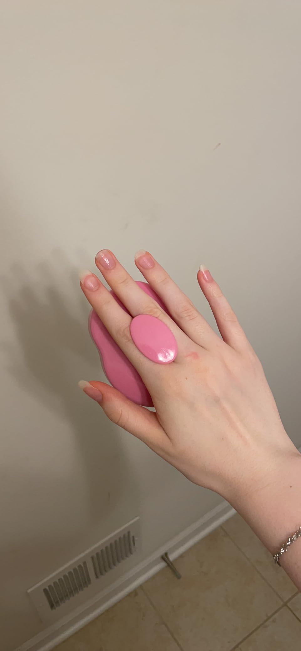RELAXXO Scalp Massager Hair Growth – Exfoliator & Hair Scrubber for Scalp, Soft Bristles for Dandruff & Soothing Comfort, Shampoo Brush, Wet & Dry Use, Pink customer photo 1