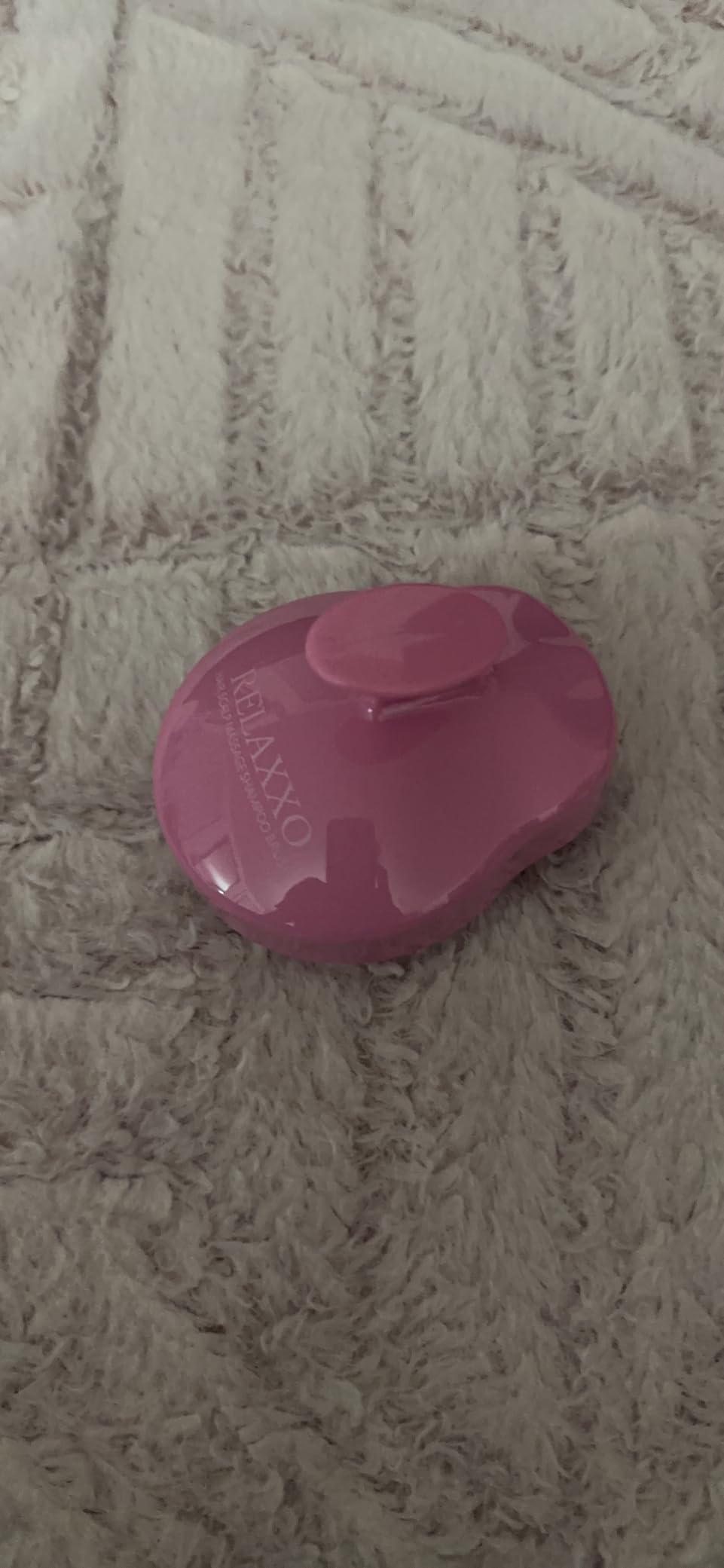 RELAXXO Scalp Massager Hair Growth – Exfoliator & Hair Scrubber for Scalp, Soft Bristles for Dandruff & Soothing Comfort, Shampoo Brush, Wet & Dry Use, Pink customer photo 2