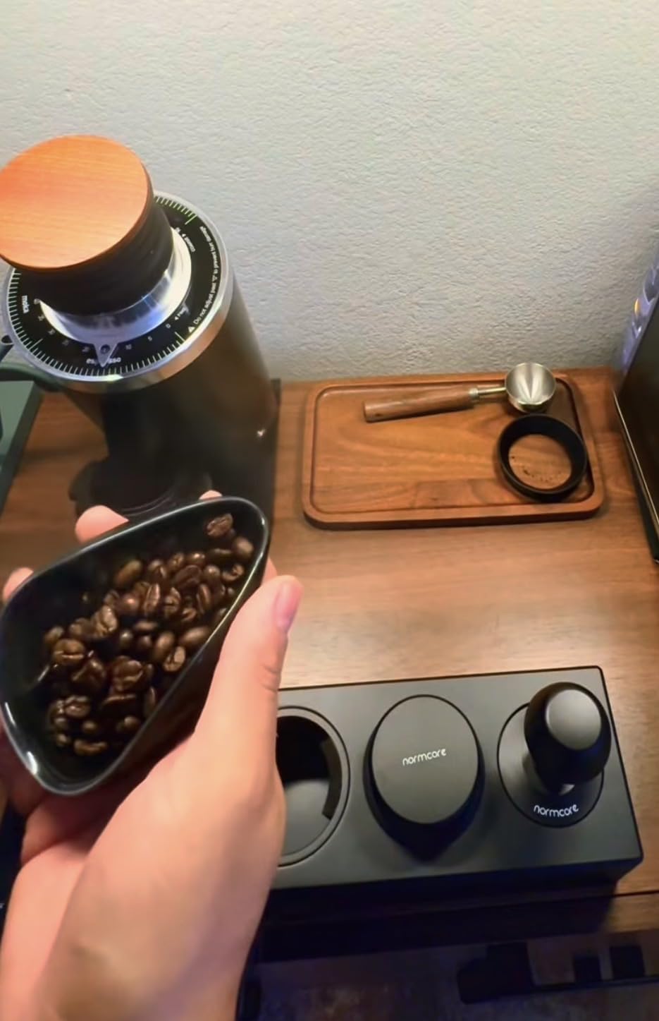 MiiCoffee DF64 II Single Dosing Coffee Grinder (Black) customer photo 2