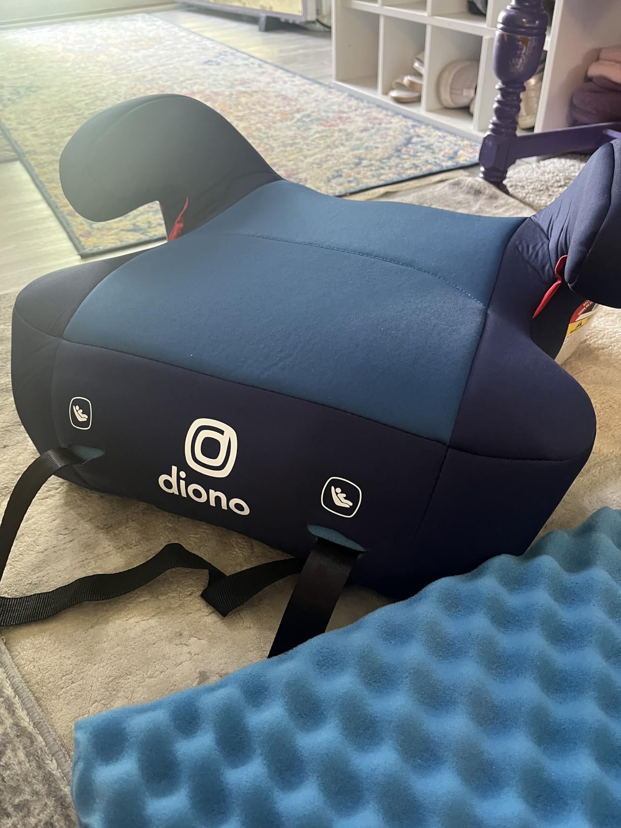 Diono Solana 2 XL 2022, Dual Latch Connectors, Lightweight Backless Belt-Positioning Car, 8 Years 1 Booster Seat, Black customer photo 2