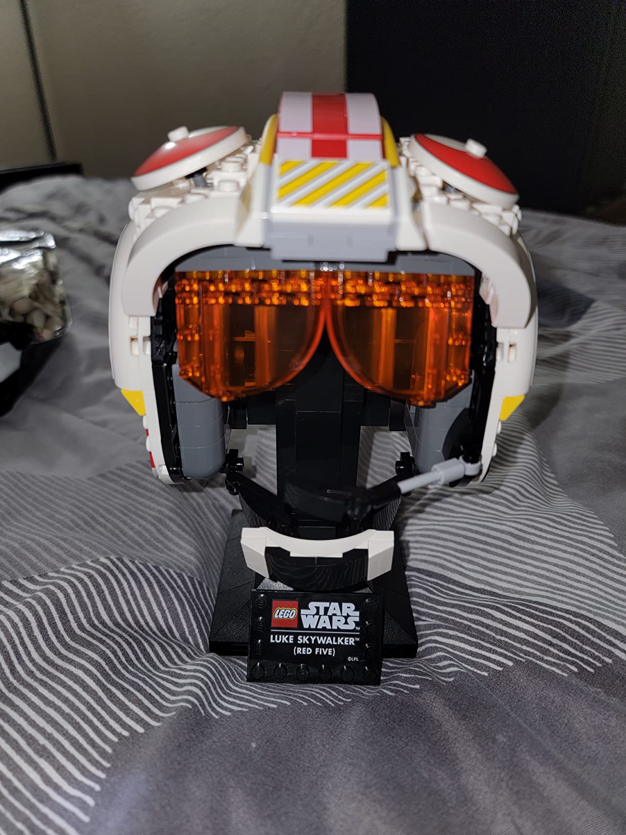 LEGO Star Wars Luke Skywalker Red 5 Helmet for Adults 75327, Buildable Display Model, Collectible Decor for Home or Office, Great Birthday for Husband, Wife, and Any Star Wars Fans customer photo 2