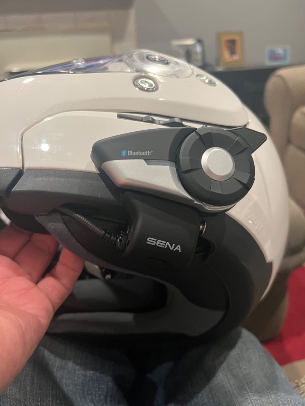 Sena 20S EVO Motorcycle Bluetooth Headset Communication System with HD Speakers, Dual Pack customer photo 1