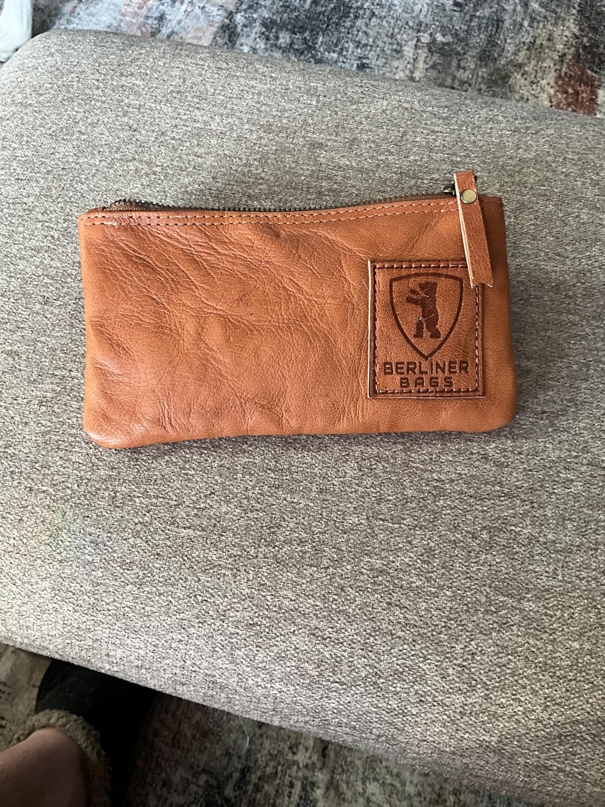 BERLINER BAGS Vintage Leather Pencil Case For Men and Women customer photo 2
