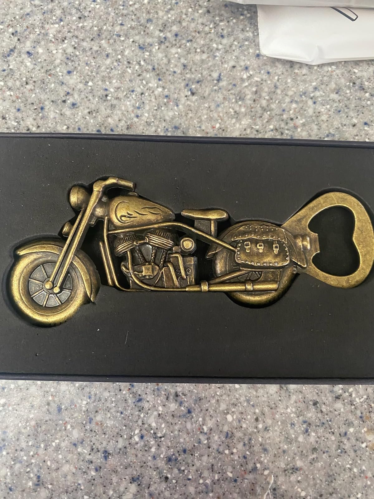 Motorcycle Bottle Opener Gifts for Men Dad, Vintage Motorbike Beer Bottle Opener with Gift Box, Cool Biker Gifts for Husband Grandpa Boyfriend, Fathers Day Christmas Birthday Stocking Stuffers customer photo 2