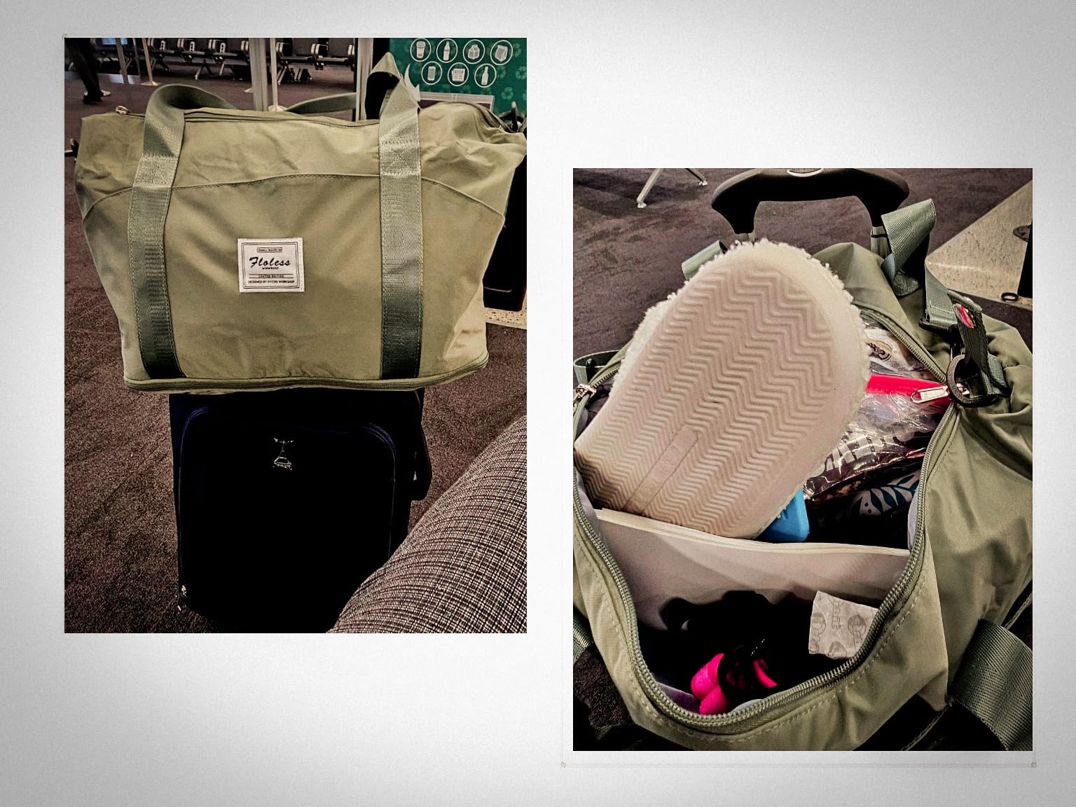 Travel Tote Bags For Women,Carry On Duffel Bag For Airplanes Weekender customer photo 1