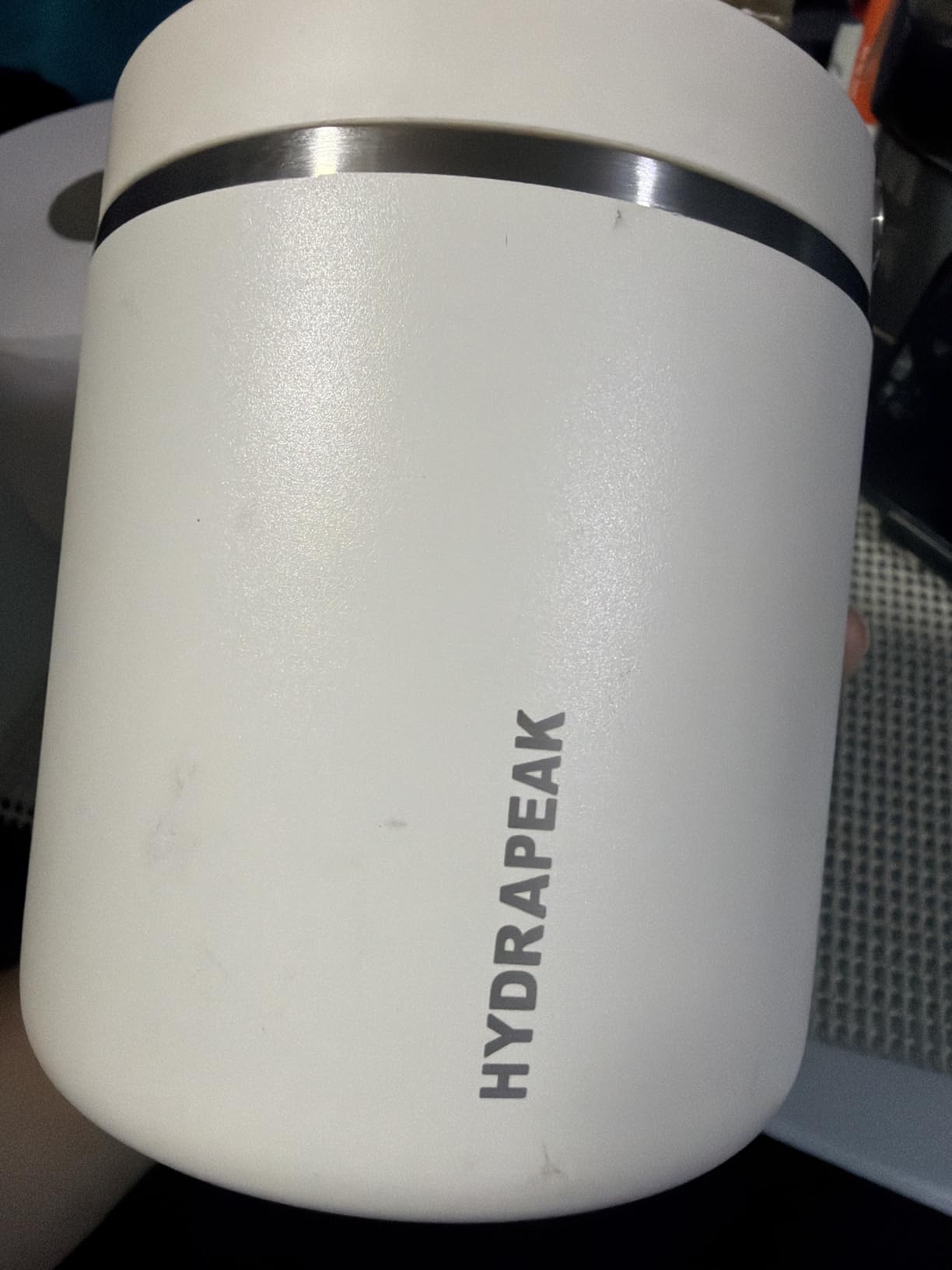 Hydrapeak 25oz Stainless Steel Vacuum Insulated Food Jar for Hot Food and Cold Food, Wide Mouth Leak-Proof Soup Jar for Adults, 10 Hours Hot and 16 Hours Cold (Black) customer photo 1