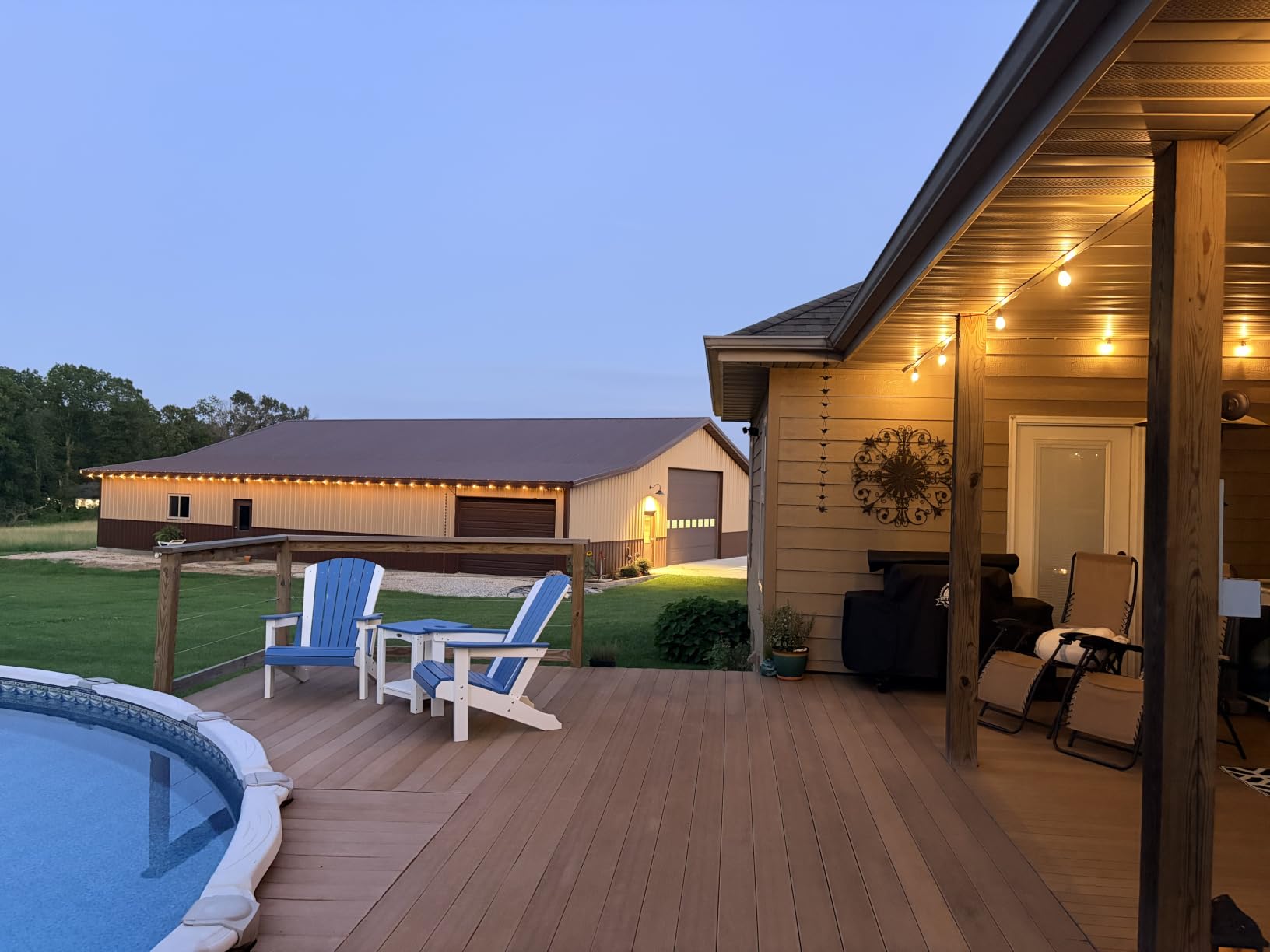 Outdoor String Lights, 55(50+5) FT 25 Bulbs IP65 Waterproof Patio Lights customer photo 2