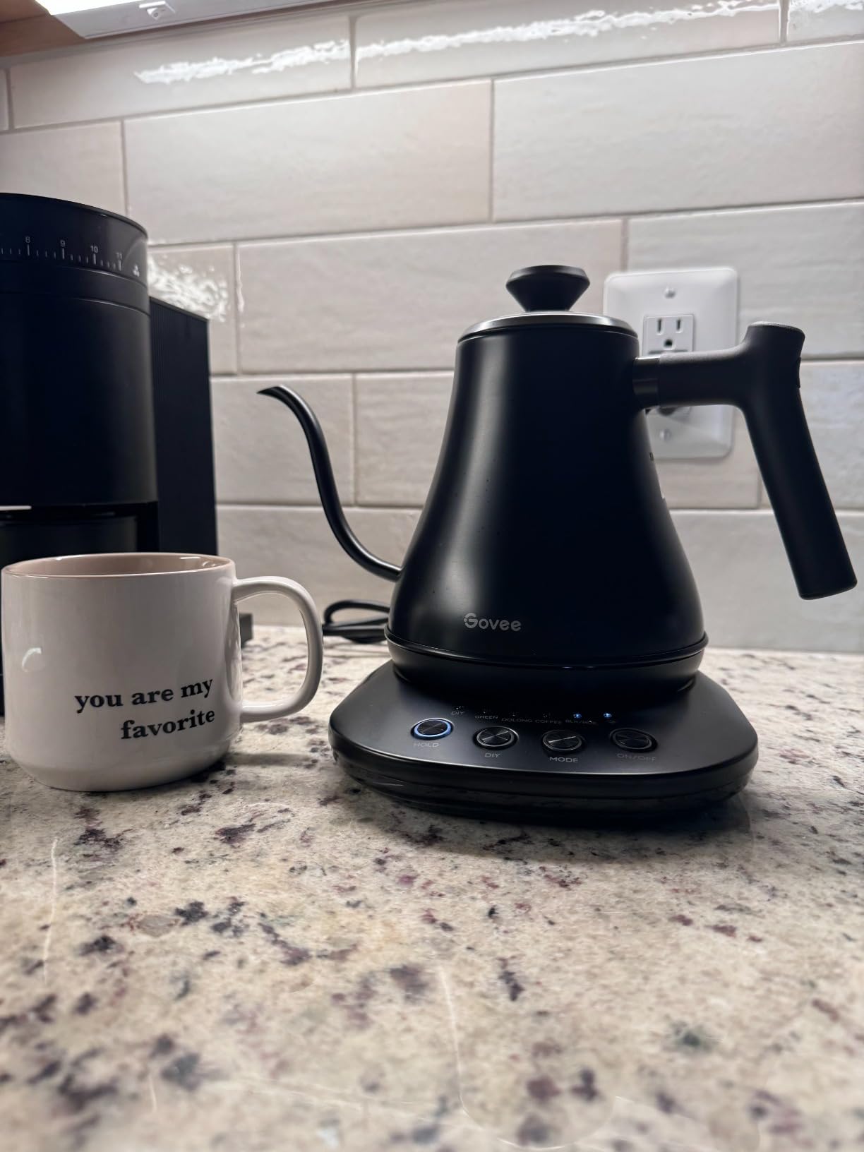 Govee Smart Electric Kettle, WiFi Variable Temperature Gooseneck Tea Kettle customer photo 2