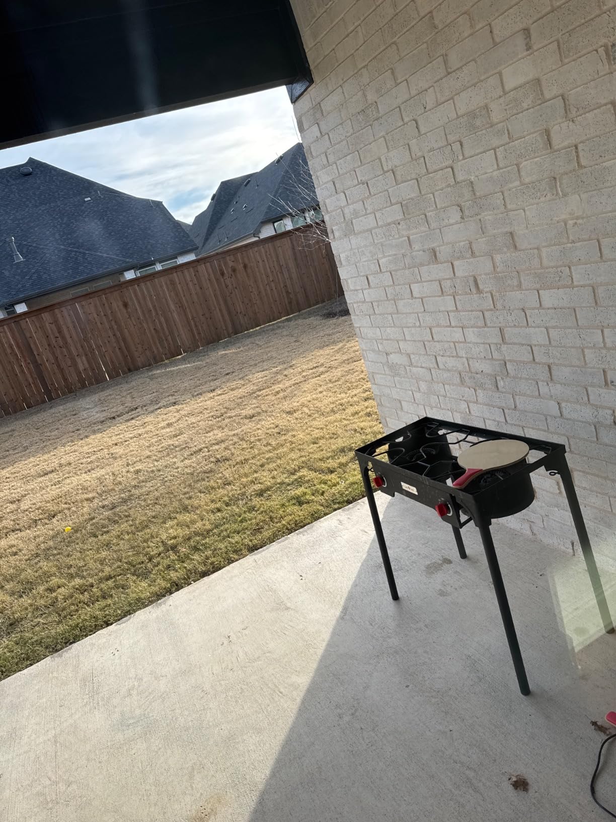 Bonnlo 2 Burner Outdoor Portable Propane Stove Gas Cooker, Heavy Duty Iron Cast Patio Burner with Detachable Stand Legs for Camp Cooking (2-Burner 150,000-BTU) customer photo 2