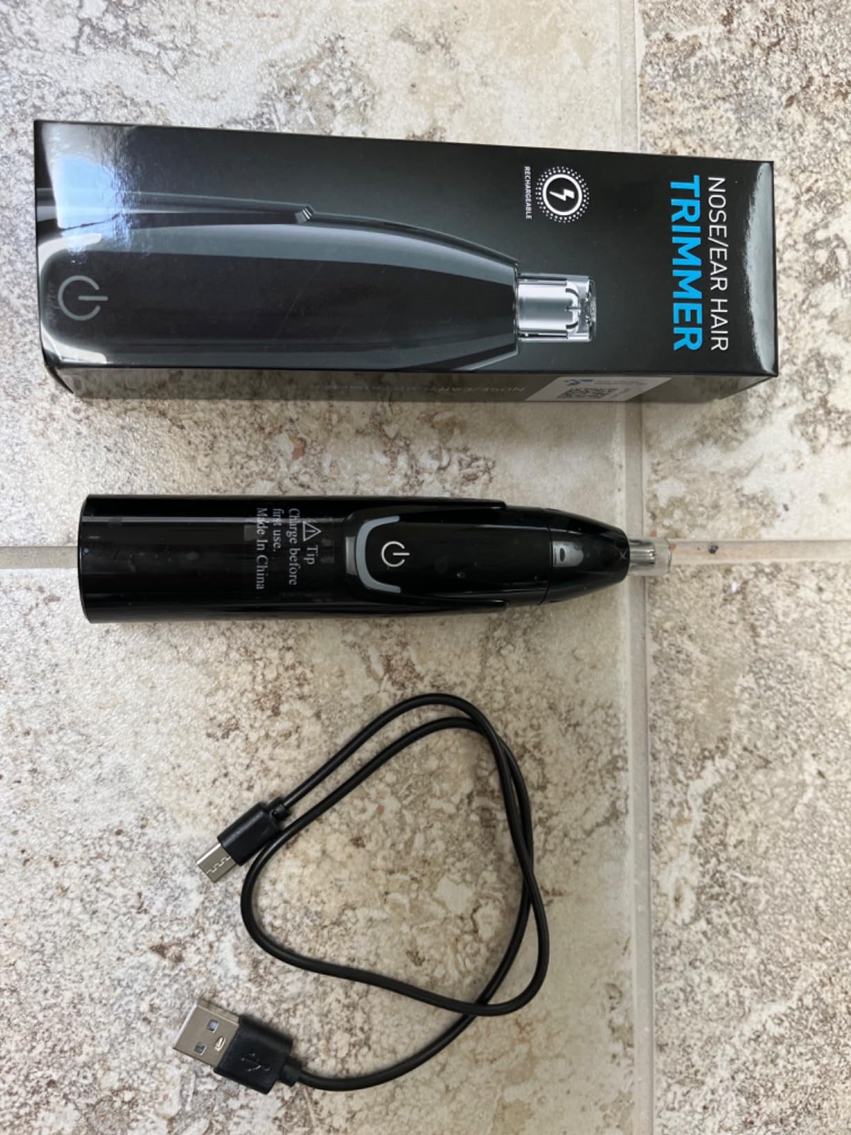 ZORAMI Rechargeable Ear and Nose Hair Trimmer - 2026 Professional Painless Eyebrow & Facial Hair Trimmer for Men Women, Powerful Motor and Dual-Edge Blades for Smoother Cutting Black customer photo 1