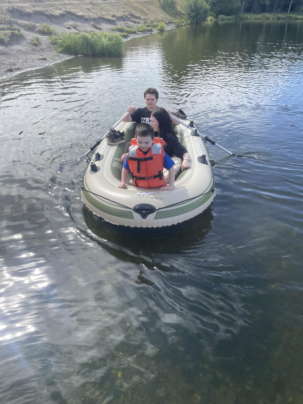 Bestway Hydro-Force Inflatable Raft Set | Inflatable Boat for Kids and Adults | Great for Ponds, Lakes, Rivers customer photo 1