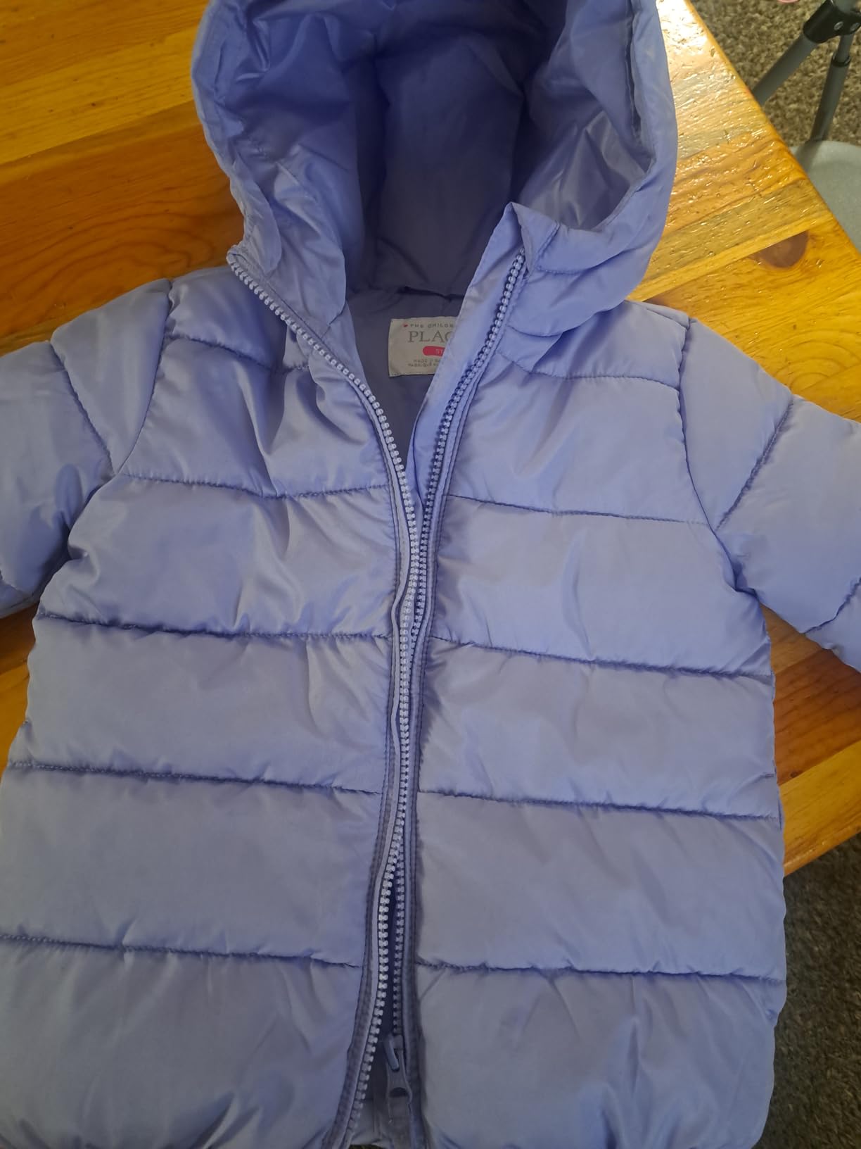 The Children's Place Baby and Toddler Girls' Medium Weight Wind-Resistant, Water-Resistant Puffer Jacket customer photo 1