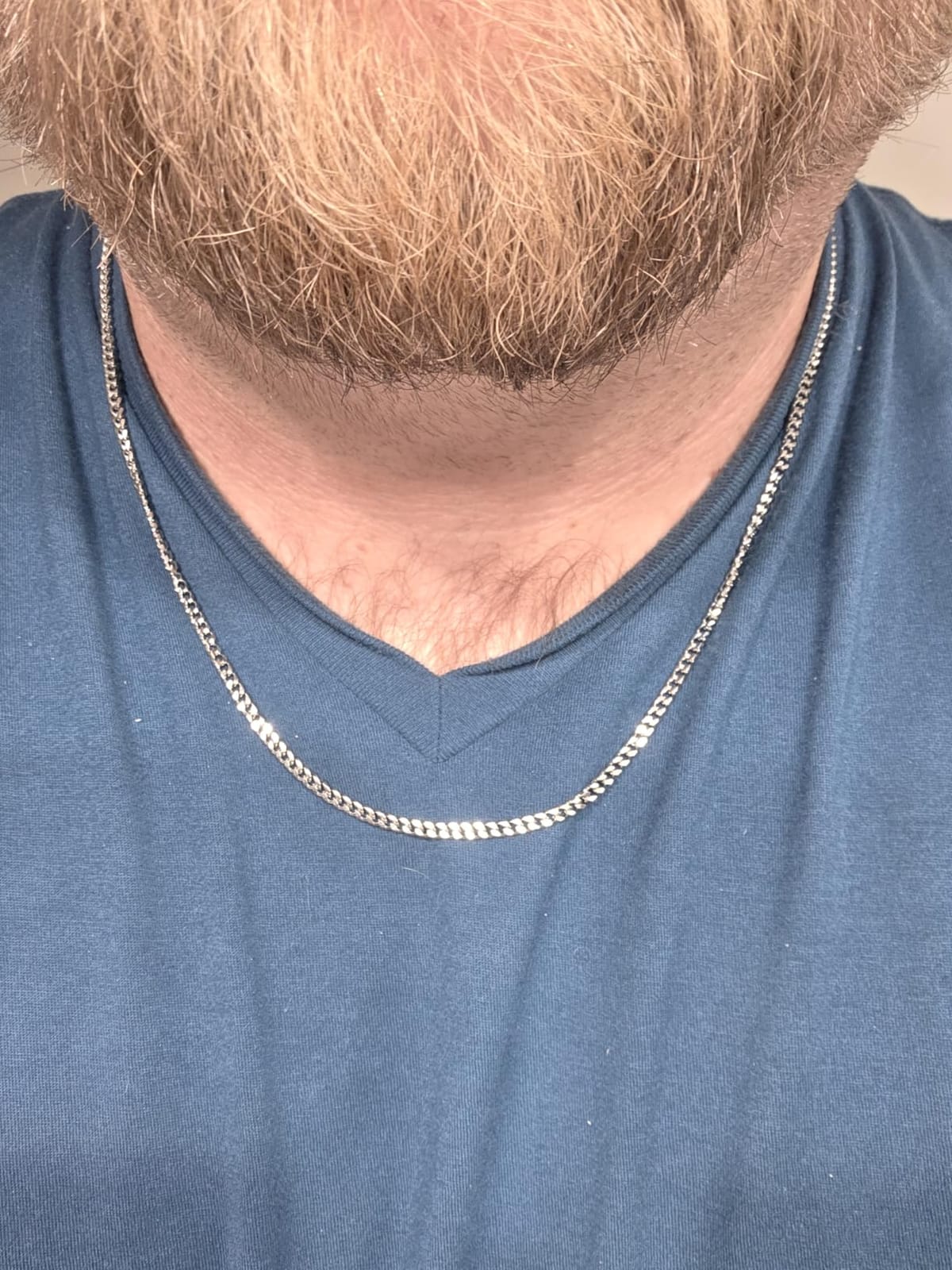 Fiusem 3.5mm Cuban Link Chains for Men Women, Stainless Steel Necklace customer photo 2